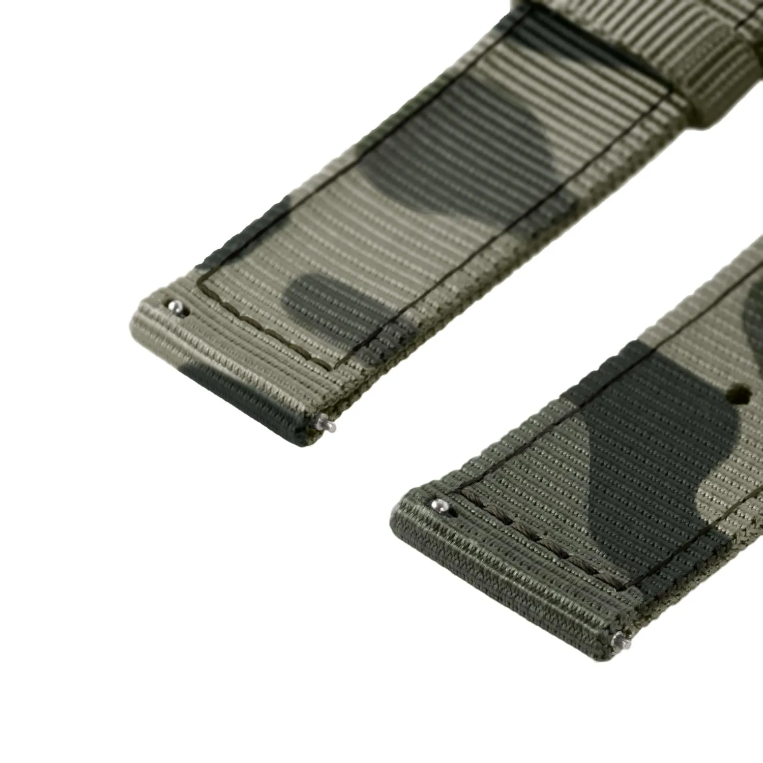 Archer Watch Straps - Cinturini in Nylon Premium a Sgancio Rapido (Mimetico Verde, 18mm) - immagine 7