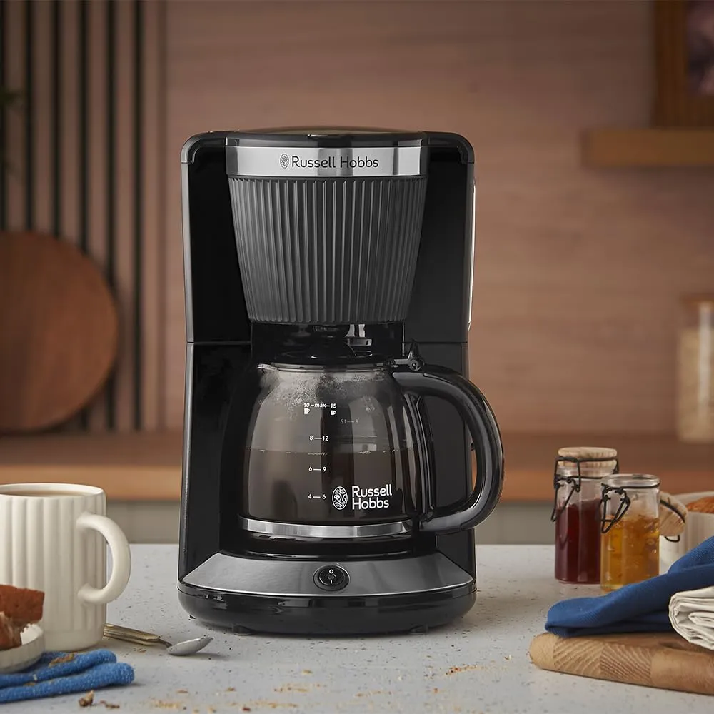Russell Hobbs Macchina da Caffè Americano Brontë, Filtro, 1,25 L, 10 Tazze - immagine 2