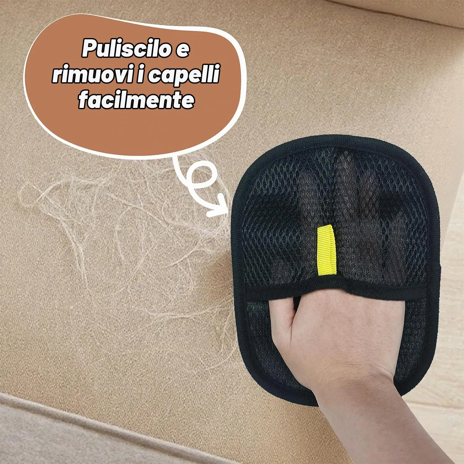 SZZETK 2 Pezzi Static Removal Gloves Pet, Guanti Rimuovi Peli Animali - immagine 5