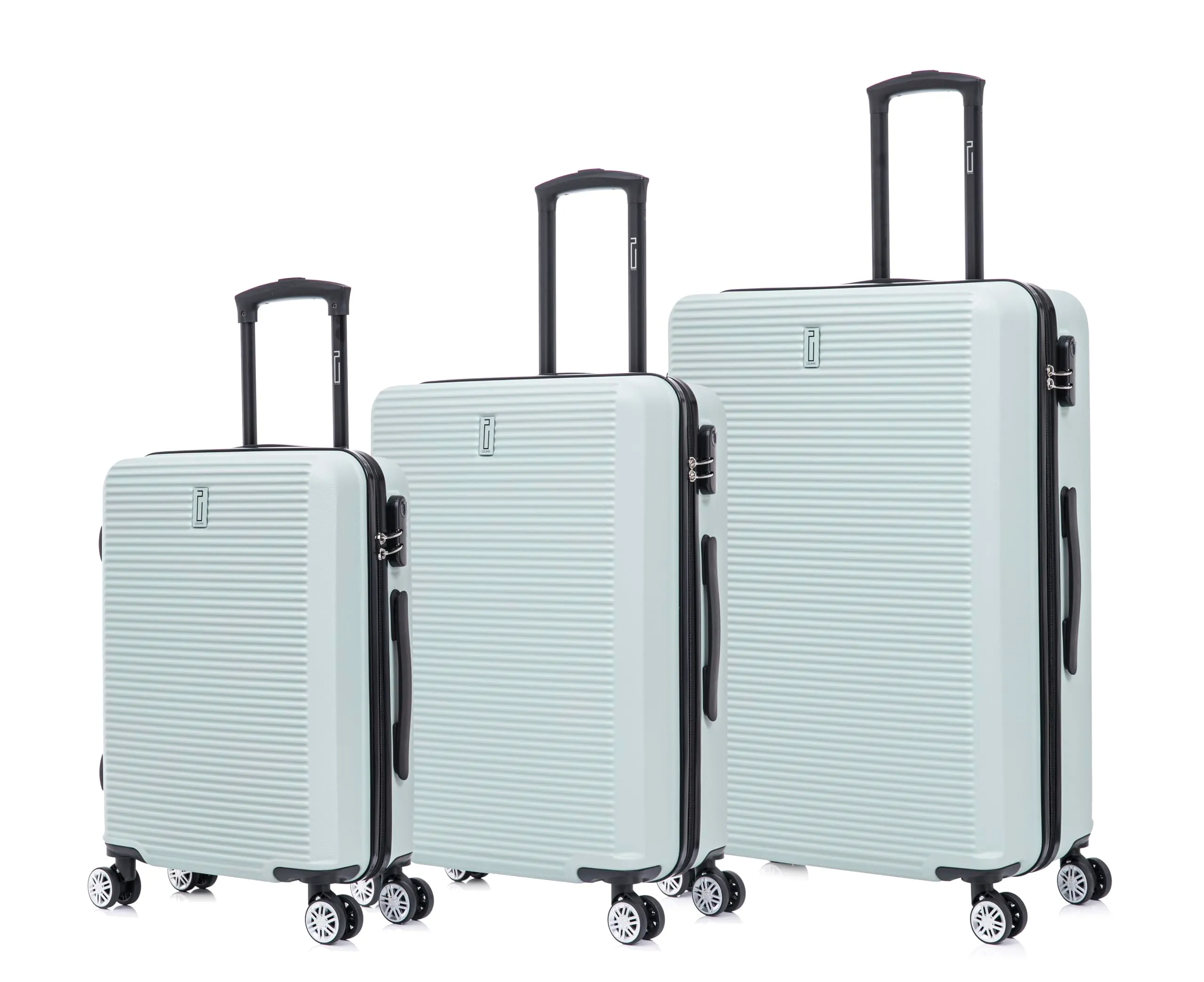 CELIMS - Set di 3 Valigie | Valigia Cabina 55 cm | Media 65 cm | Grande 75 cm - immagine 1