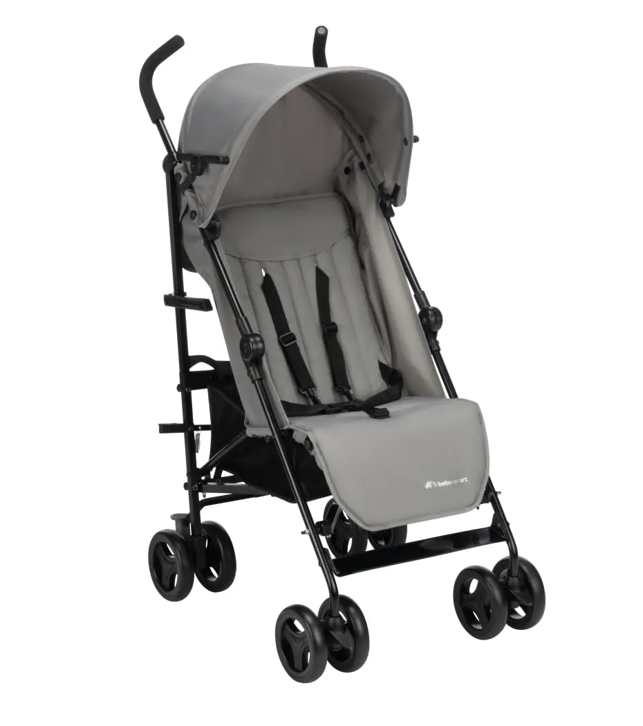 Bebeconfort Rainbow Passeggino Leggero e Reclinabile, Pieghevole Chiusura ad Ombrello, Passeggino da Viaggio Maneggevole e Compatto, 6 mesi - 4 anni, Fino ai 22 kg, colore Mineral Gray - immagine 5