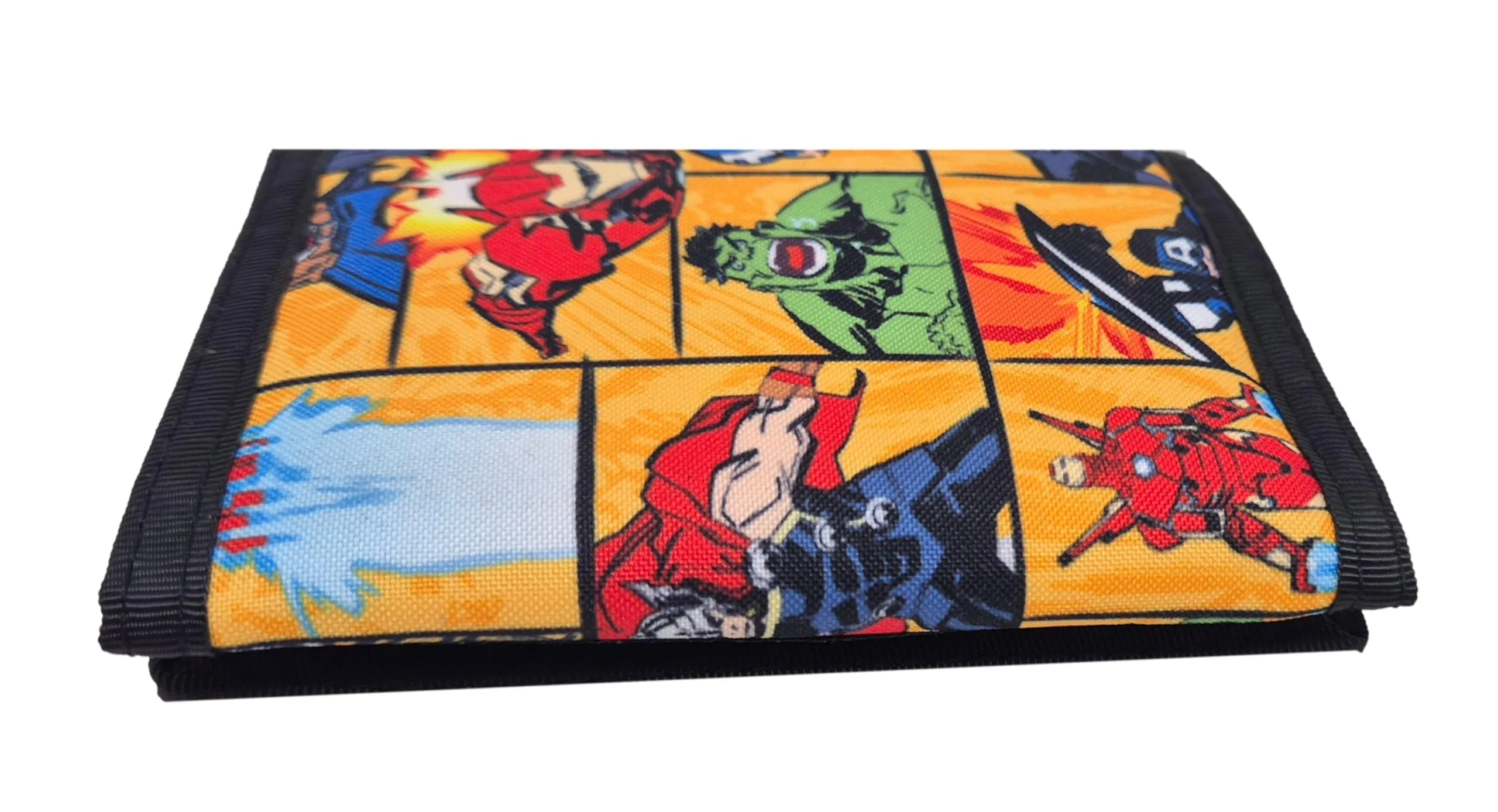 Theonoi - Portafoglio per bambini, portamonete e borsellino per ragazzi e ragazze, accessorio per zaino e borsa scolastica, Avengers - immagine 3