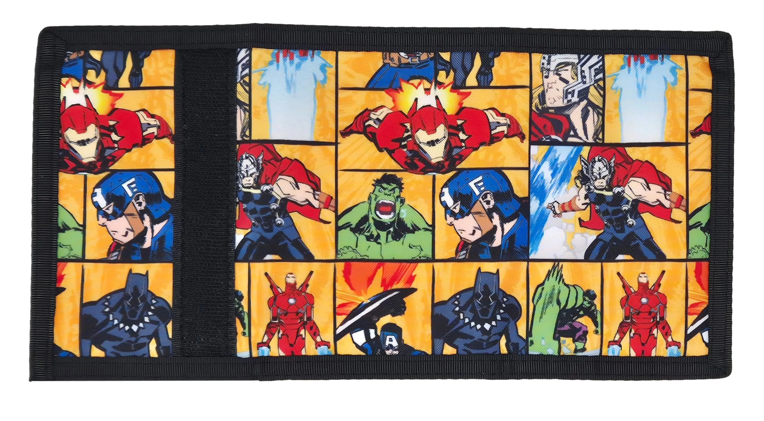 Theonoi - Portafoglio per bambini, portamonete e borsellino per ragazzi e ragazze, accessorio per zaino e borsa scolastica, Avengers - immagine 6