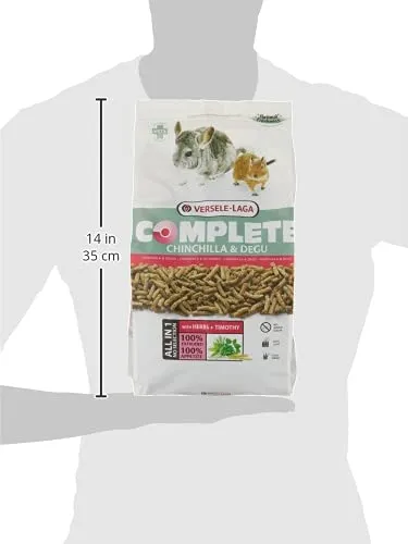 VERSELE-LAGA - Complete Chinchilla & Degu - Alimento estruso “tutto in uno” per cincillà e degu - 1,75kg - immagine 3