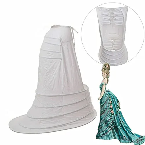 GRACEART Da Donna Vittoriano Crinolina Cerchio trambusto Gabbia Borsa (Stile-04) - immagine 3