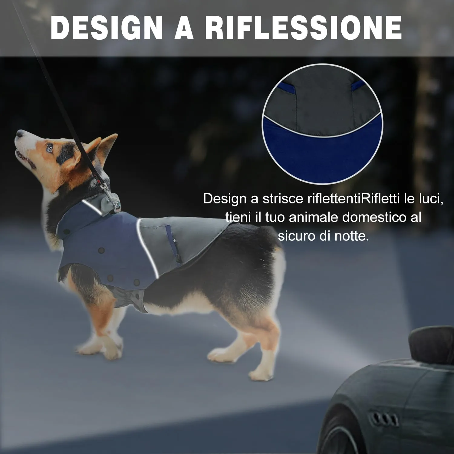 PETLOFT Giacca Invernale per Cani, Resistente Cappotto Invernale Riflettente con Fodera in pile Rimovibile - immagine 6