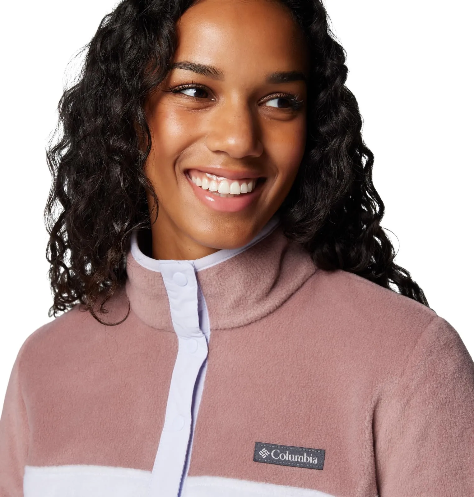 Columbia Benton Springs Half Snap Pull Over II, Fico/Snowdrift, M - immagine 3