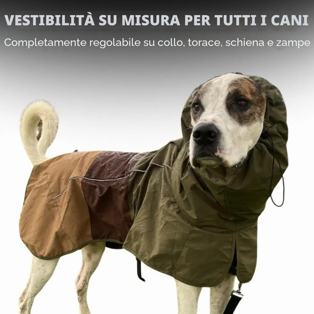Spark Paws Breatheshield™ - Impermeabile per cani - Protezione e comfort per tutte le stagioni - Comfort traspirante, vestibilità adattiva e miglioramenti di sicurezza - Verde marrone chiaro, XL - immagine 5