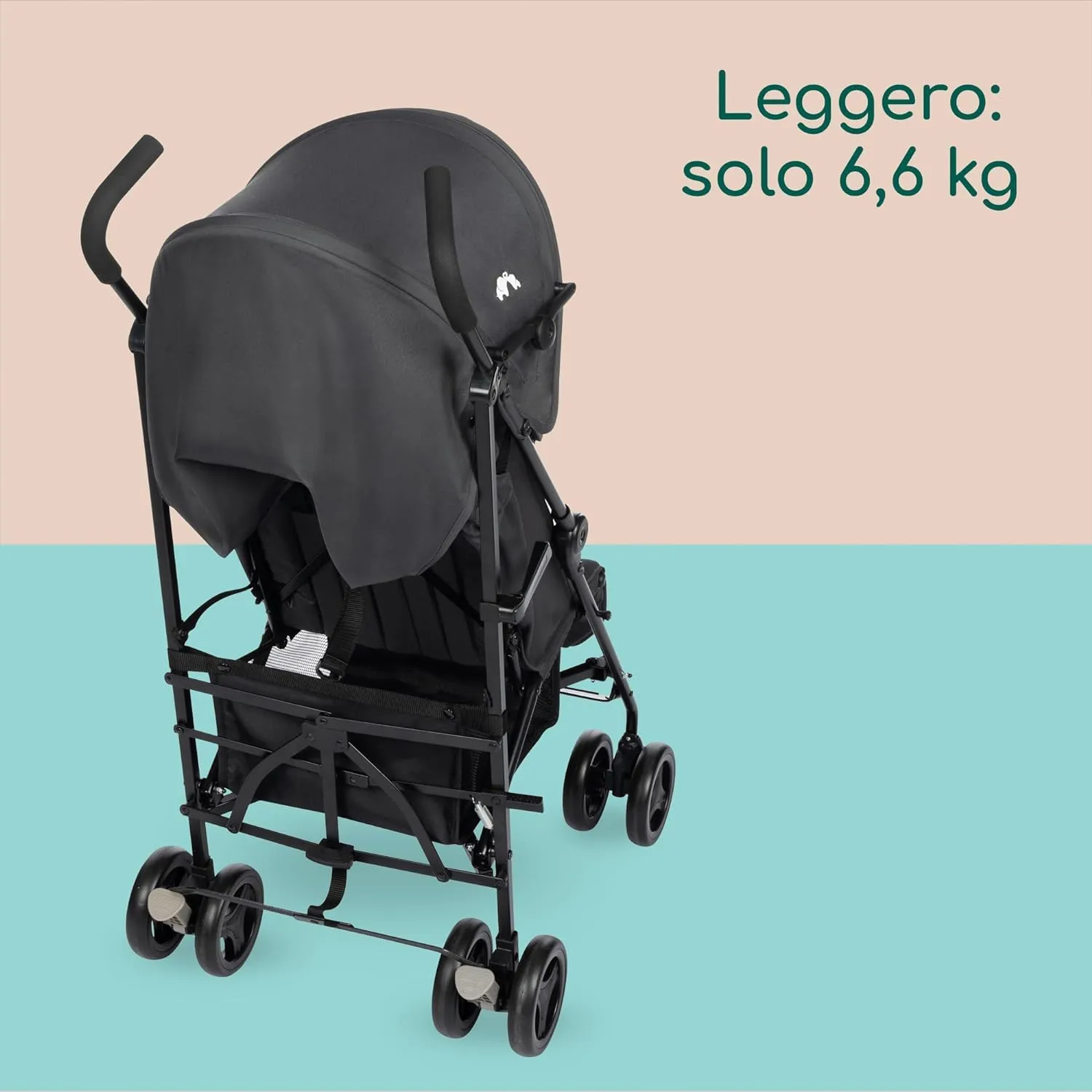 Bebeconfort Rainbow Passeggino Leggero, 6-22 kg, Mineral Graphite - immagine 5