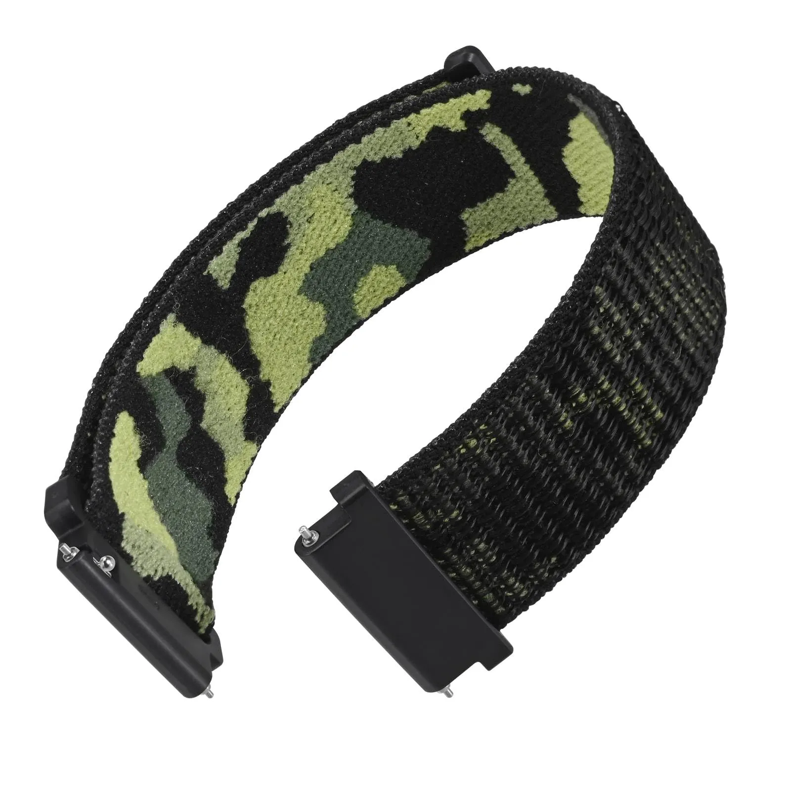 WOCCI 18mm Sportivo Cinturino in Nylon, Cinturini per Orologi a Sgancio Rapido per Uomo e Donna (Camo Giungla) - immagine 1