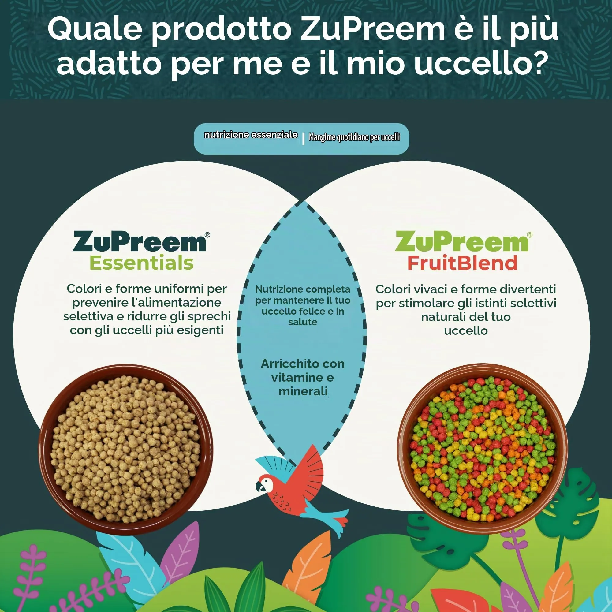 Zupreem Multifrutas Futter für Begleitvögel - Früchte und Vitamine - Futter für Vögel Geeignet für Papageien, Aras, Kakadus, Caiques und Andere Mittelgroße bis Große Vögel - 1,5 kg - immagine 8