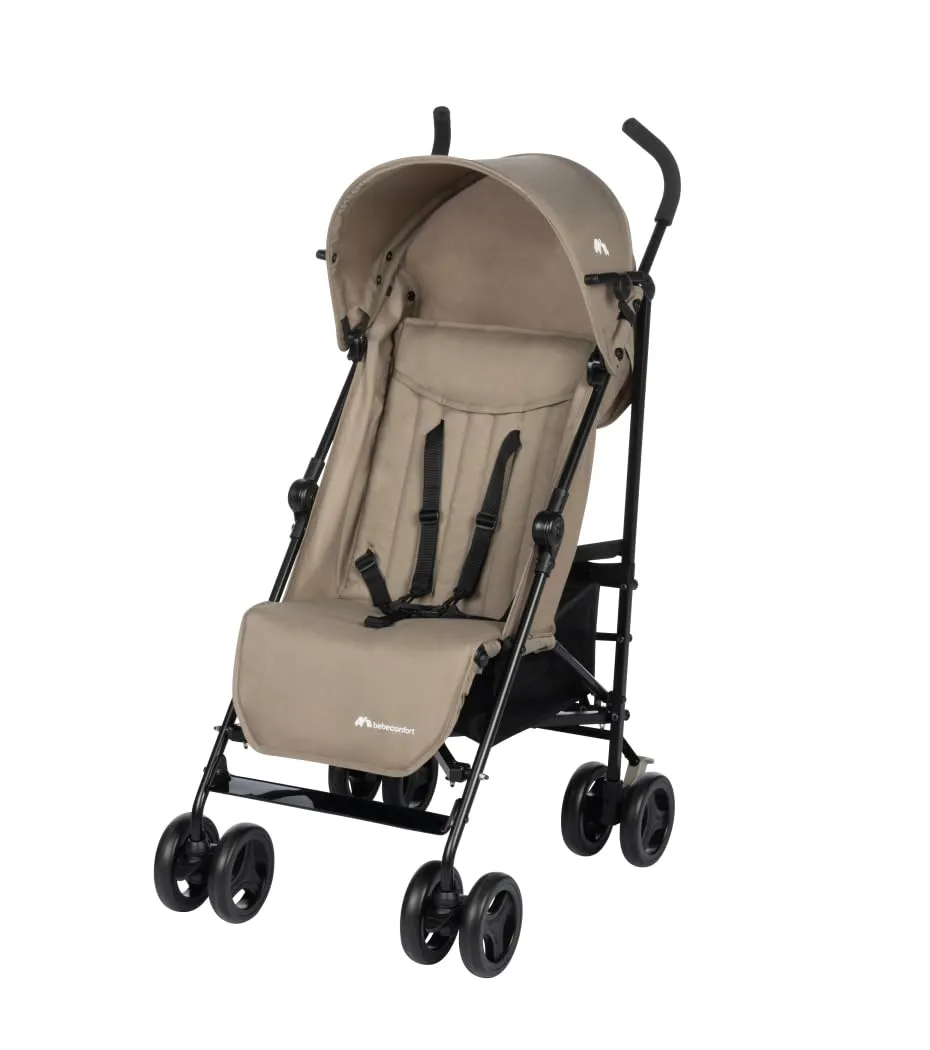 Bebeconfort Rainbow Passeggino Leggero e Reclinabile, Pieghevole Chiusura ad Ombrello, Passeggino da Viaggio Maneggevole e Compatto, 6 mesi - 4 anni, Fino ai 22 kg, colore Mineral Beige - immagine 1
