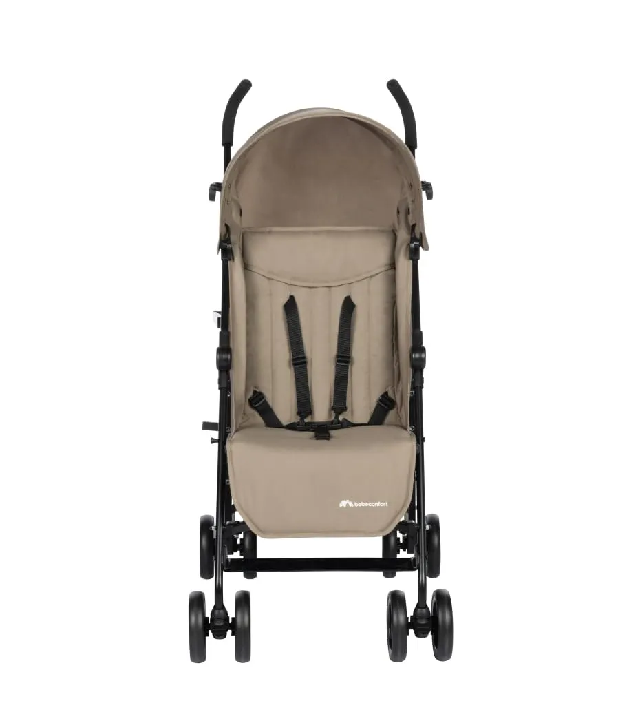 Bebeconfort Rainbow Passeggino Leggero e Reclinabile, Pieghevole Chiusura ad Ombrello, Passeggino da Viaggio Maneggevole e Compatto, 6 mesi - 4 anni, Fino ai 22 kg, colore Mineral Beige - immagine 6