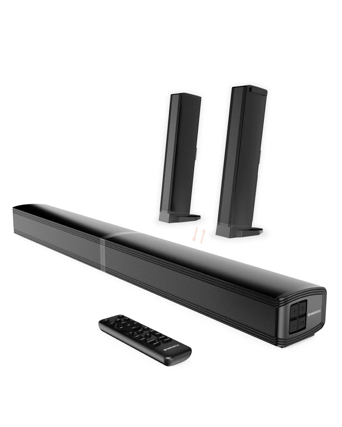 Oakcastle SB80 120W Soundbar Home Theater a 2 Vie Style con Bluetooth - immagine 1