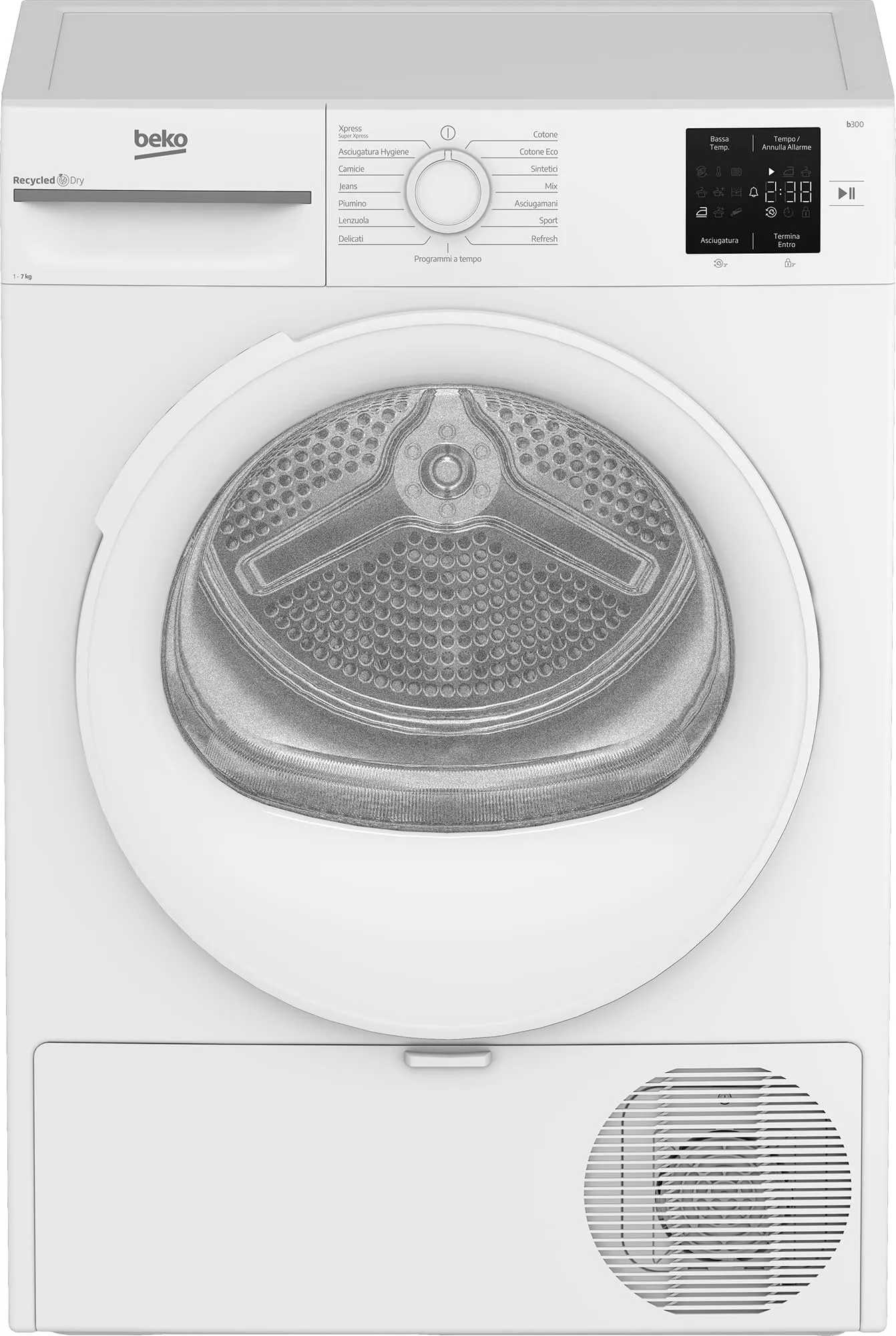 Beko BMT73EW - Asciugatrice a Libera Installazione 7 Kg, Classe D - immagine 1
