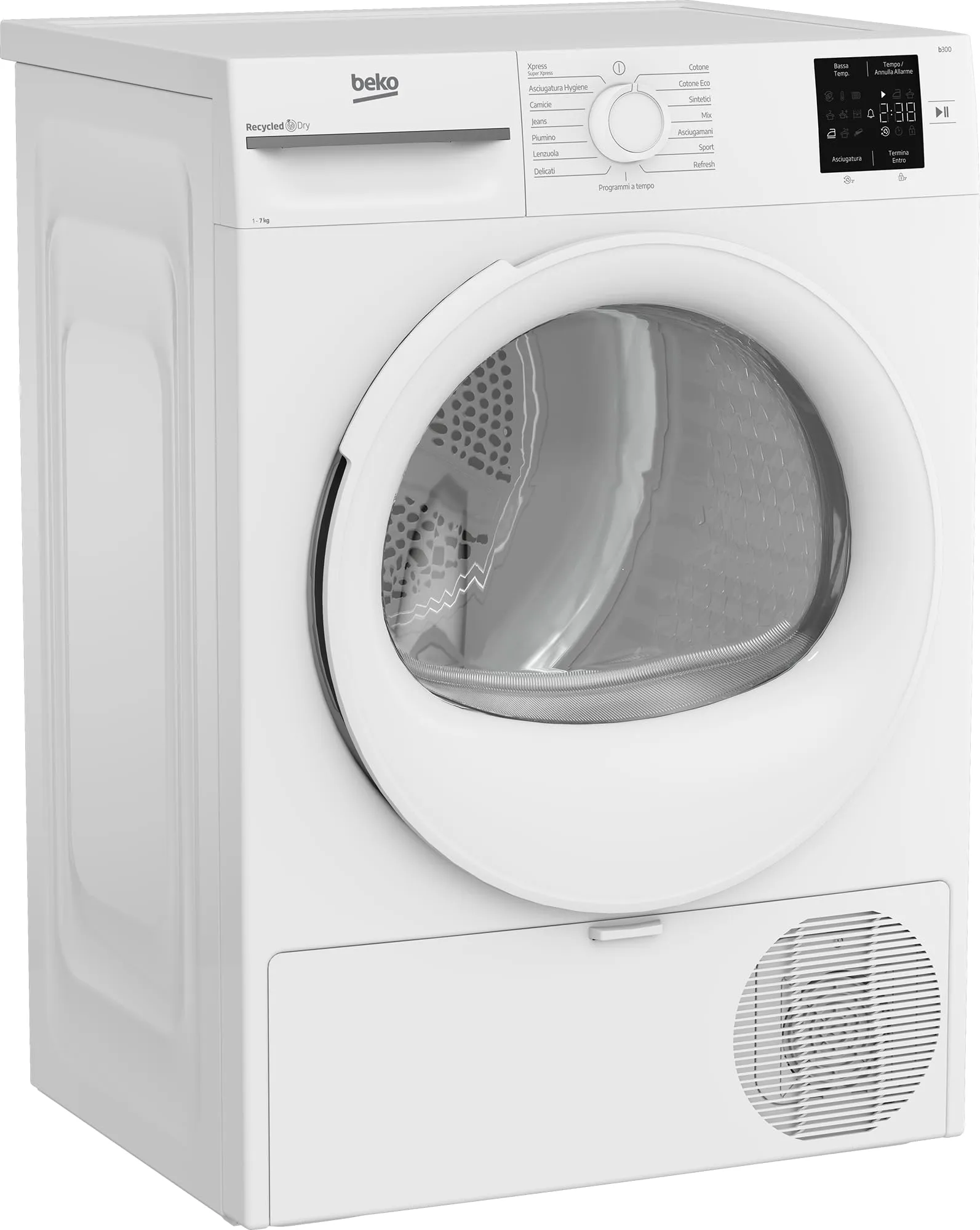 Beko BMT73EW - Asciugatrice a Libera Installazione 7 Kg, Classe D - immagine 2