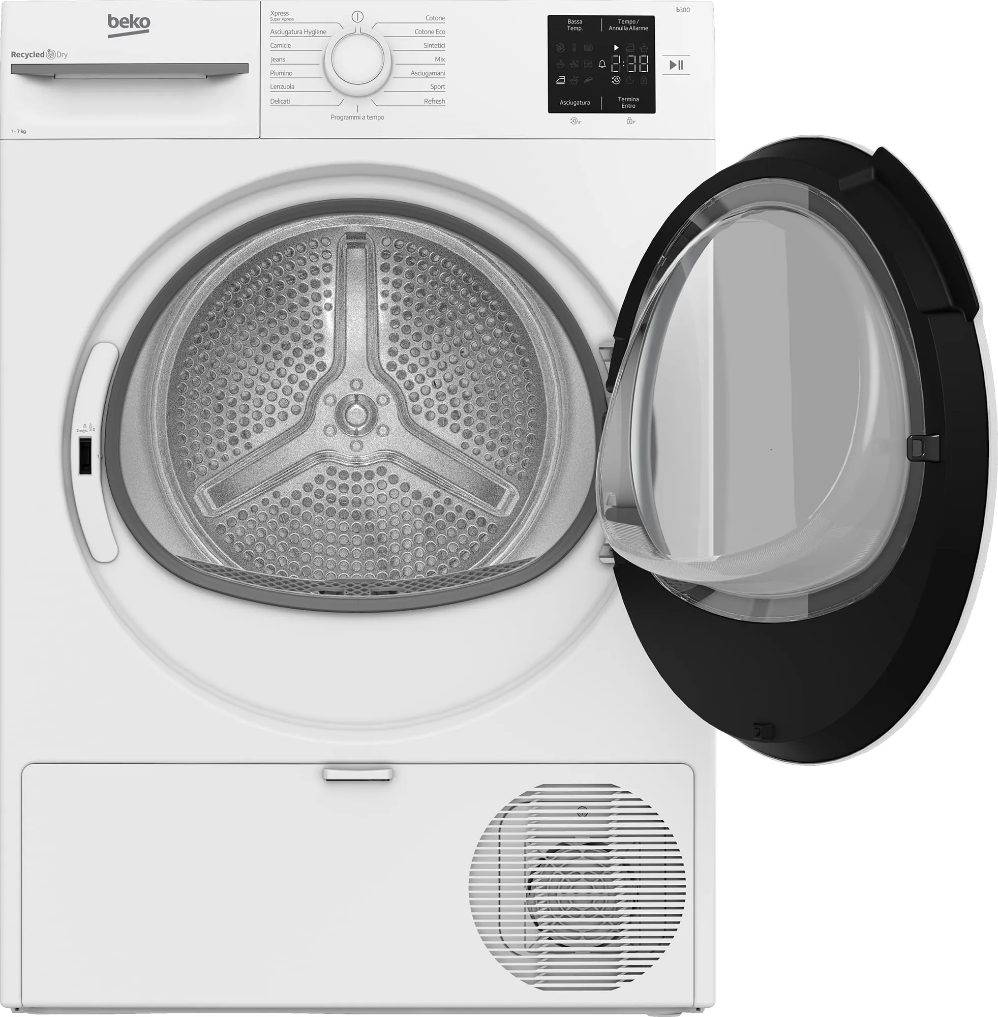 Beko BMT73EW - Asciugatrice a Libera Installazione 7 Kg, Classe D - immagine 3