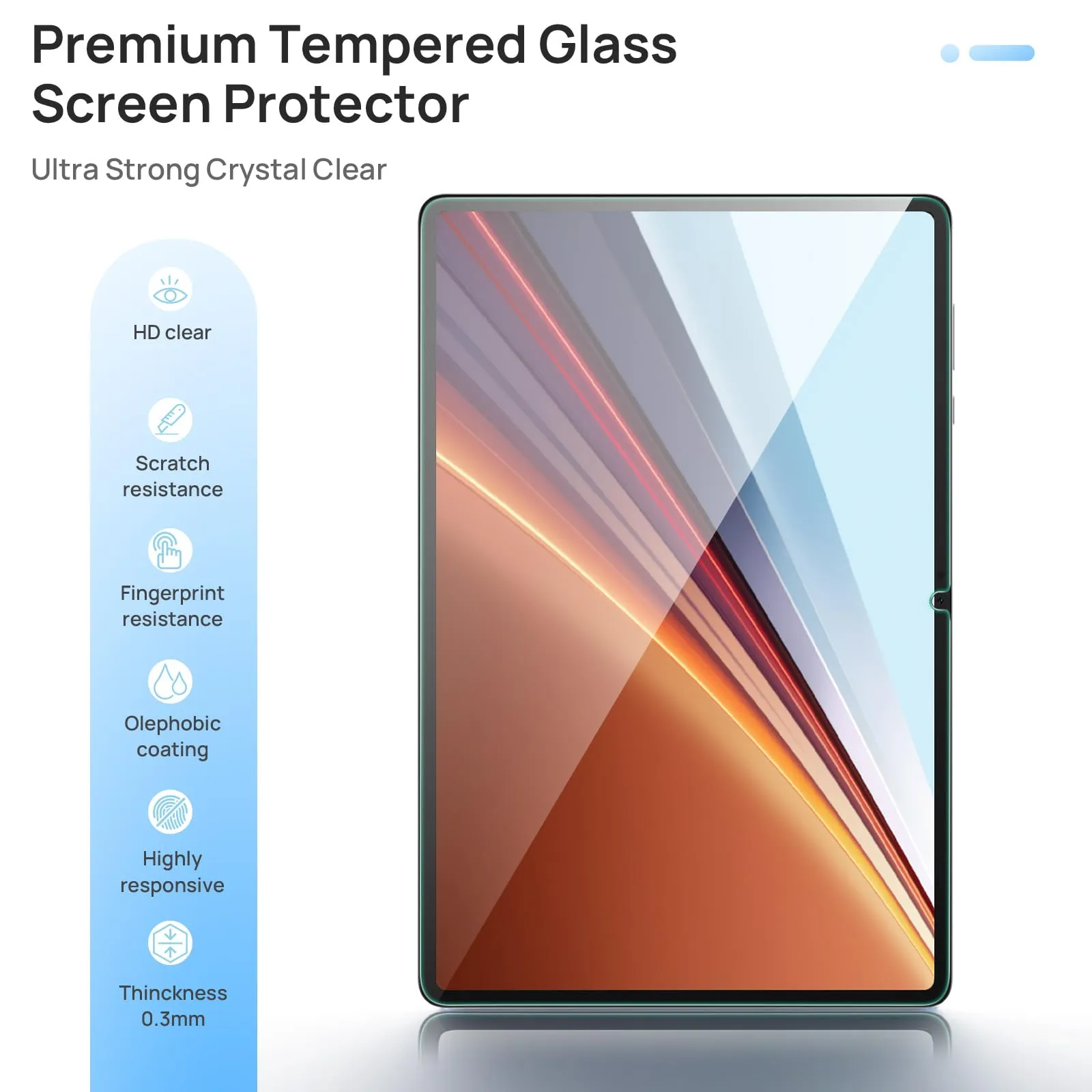 Gerutek 2 Pezzi Pellicola Protettiva per Honor Pad GT2 Pro 12,5'' 2025 - immagine 3