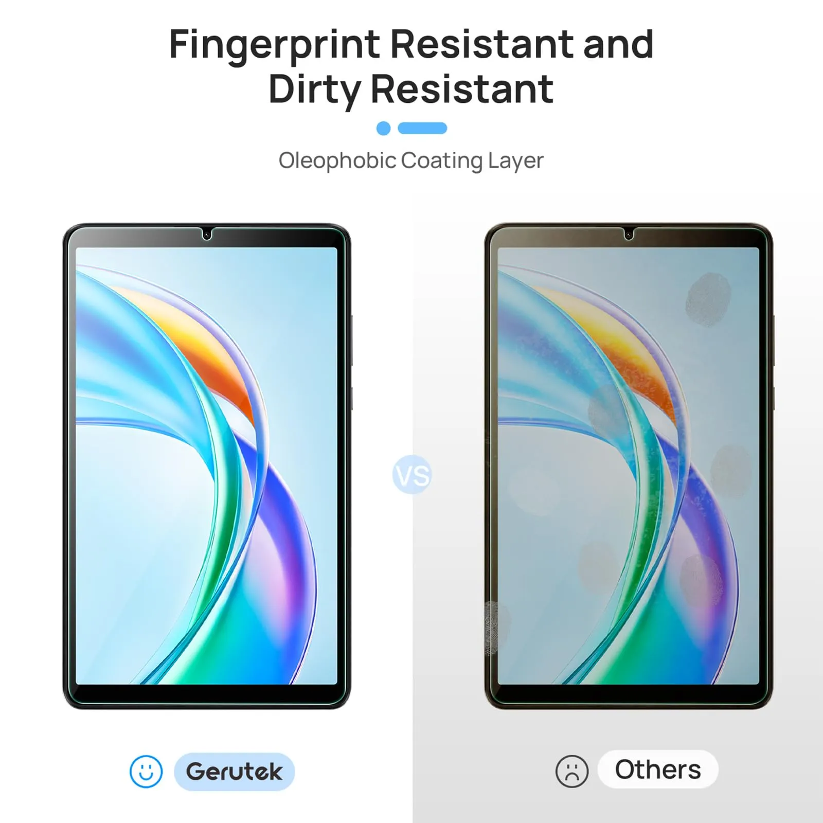 Gerutek 2 Pezzi Pellicola Protettiva per Honor Pad X7 8.7 Pollici 2025 - immagine 6