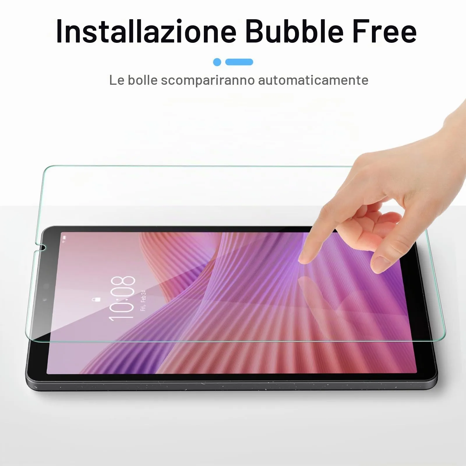 Gerutek 2 Pezzi Pellicola Protettiva per Lenovo Tab One/Tab K9 8.7'' 2025 - immagine 6