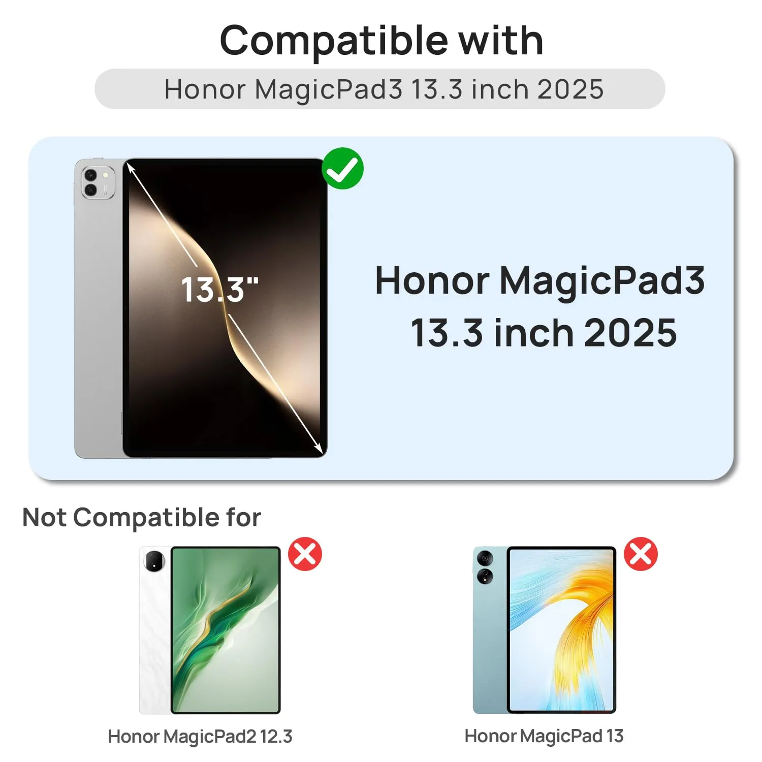 Gerutek 2 Pezzi Pellicola Protettiva per Honor MagicPad 3 13,3'' 2025 - immagine 2