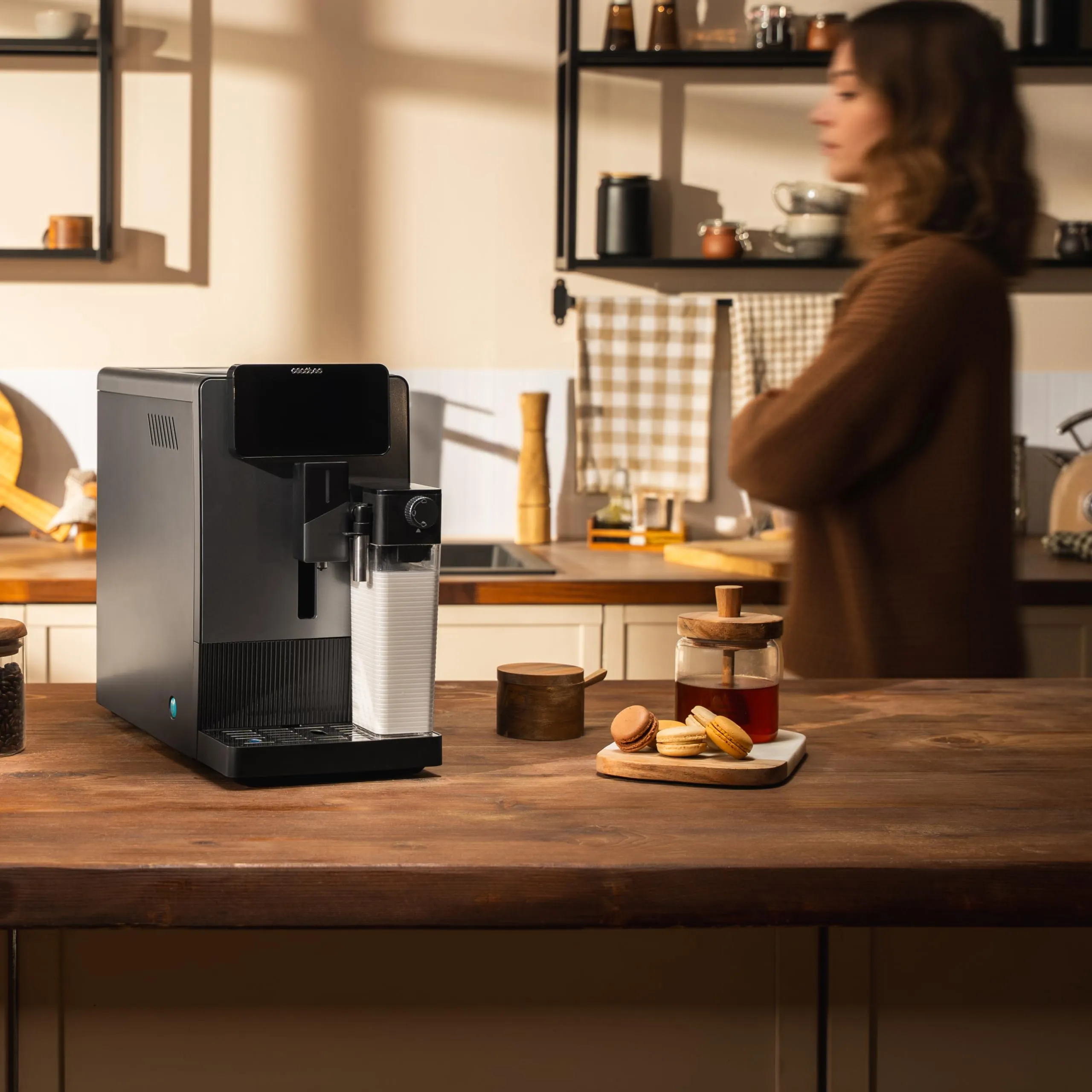 Cecotec Macchina da Caffè Superautomatica Cremmaet Latte. 1350W, 19Bar, Thermoblock, 6 Bevande, Vaporizzatore, 5 Livelli Macinatura, Serbatoio Caffé 150g, Latte 400ml, Acqua 1.1L, Pannello Tattile - immagine 11