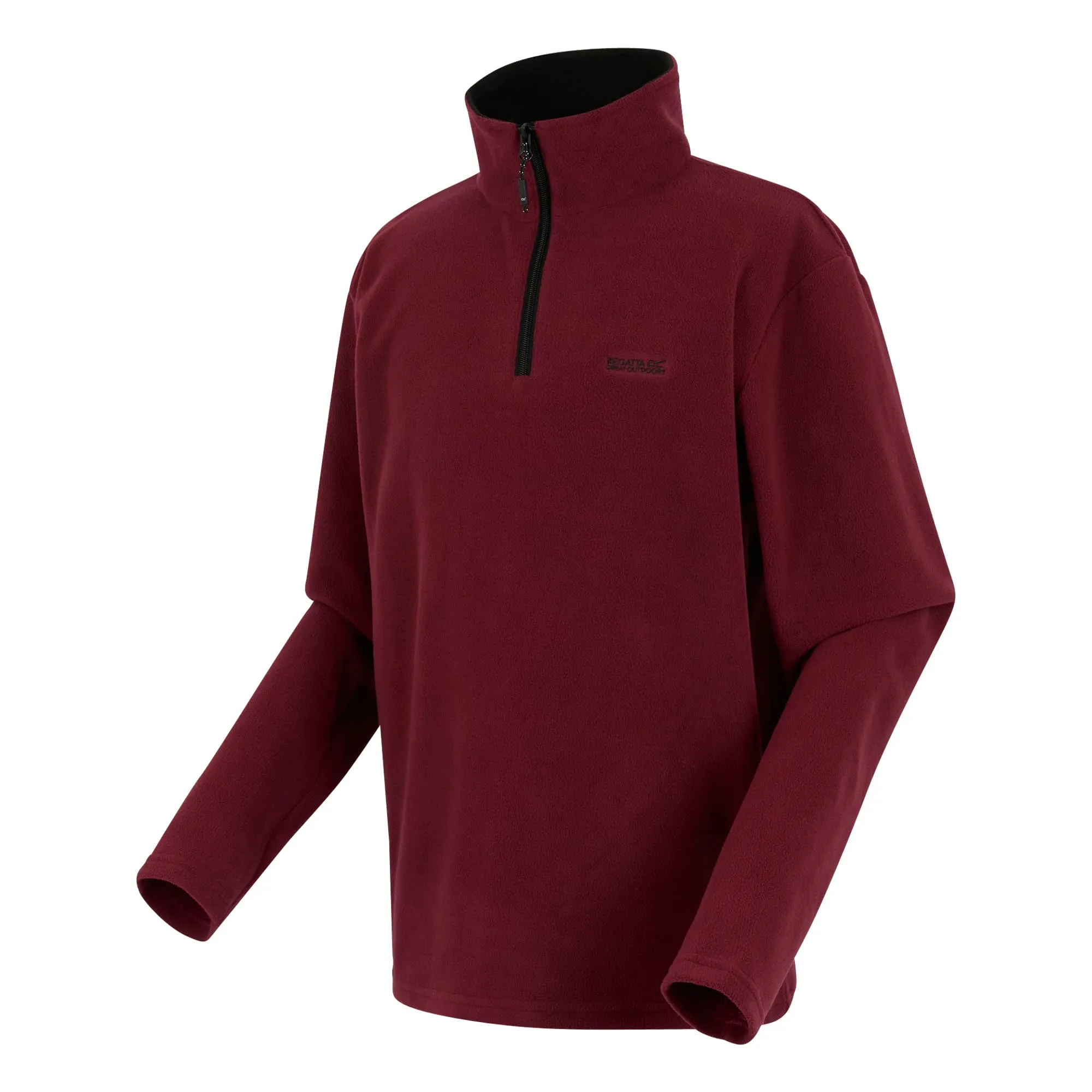 Regatta Thompson Pile da uomo con mezza cerniera, marrone scuro, S - immagine 3