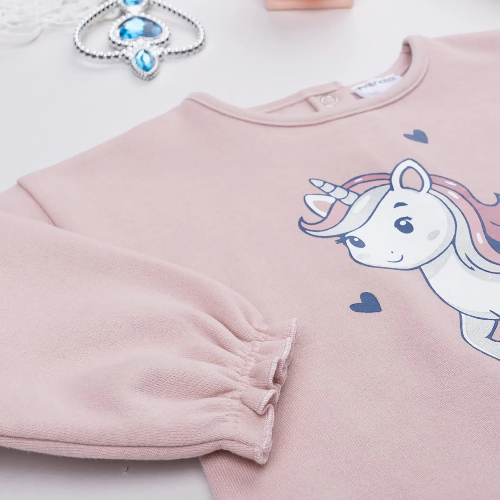 Prénatal Prénatal Baby Girls In Morbido Cotone Fw25 1 Rosa 24-36 M - immagine 4