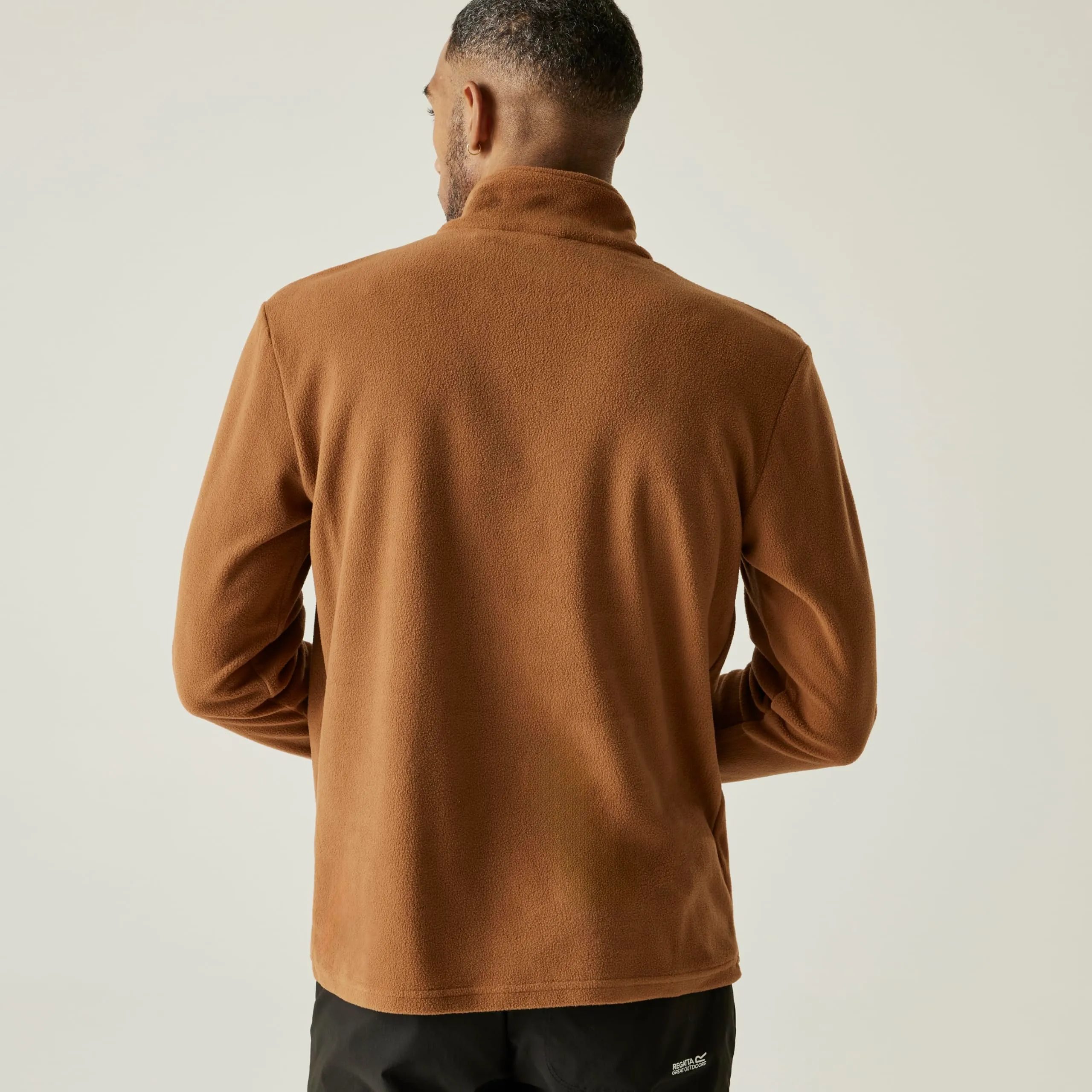 Regatta Thompson - Maglia Invernale da Uomo in Pile con Mezza Zip, ad Asciugatura Rapida, Leggera - immagine 2