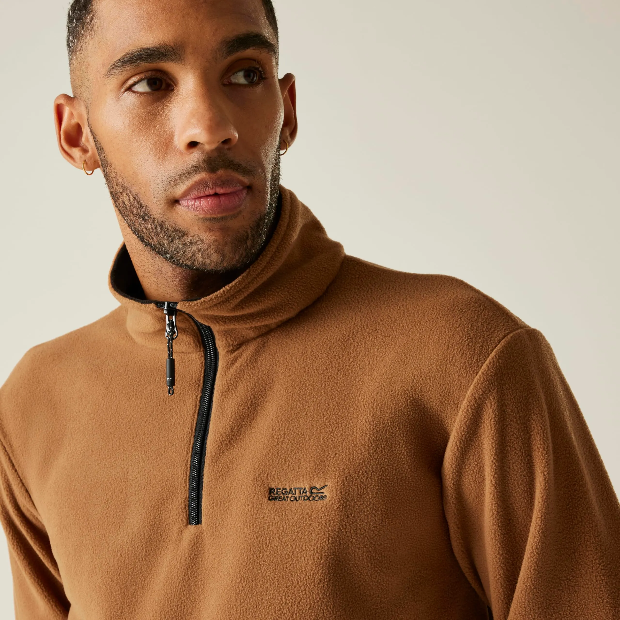 Regatta Thompson - Maglia Invernale da Uomo in Pile con Mezza Zip, ad Asciugatura Rapida, Leggera - immagine 4