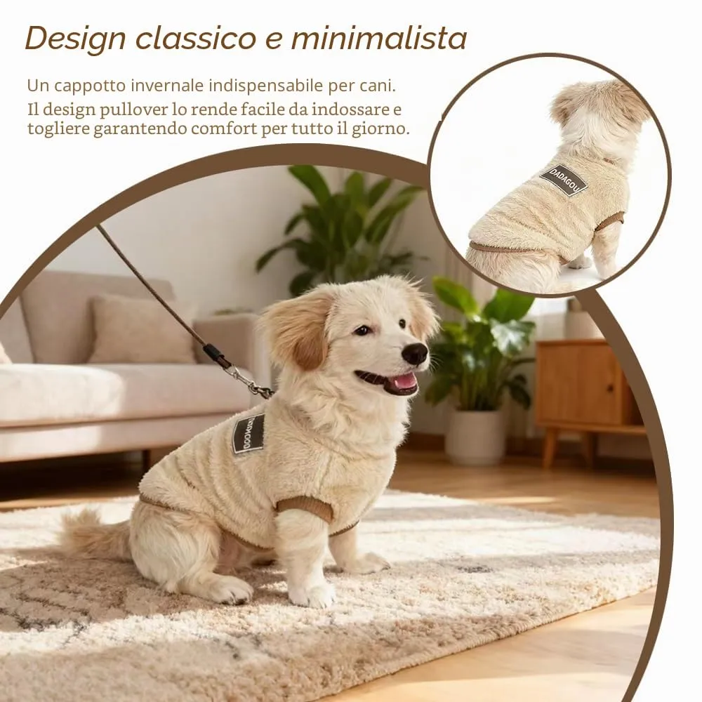 Maglione Cane Taglia Piccola, yisight Vestiti per Cani Piccoli con Anello a D, Vestiti in Pile Cane, Vestiti Caldi perr Animali Domestici, Antivento per Esterno, per Chihuahua Yorkie - immagine 2