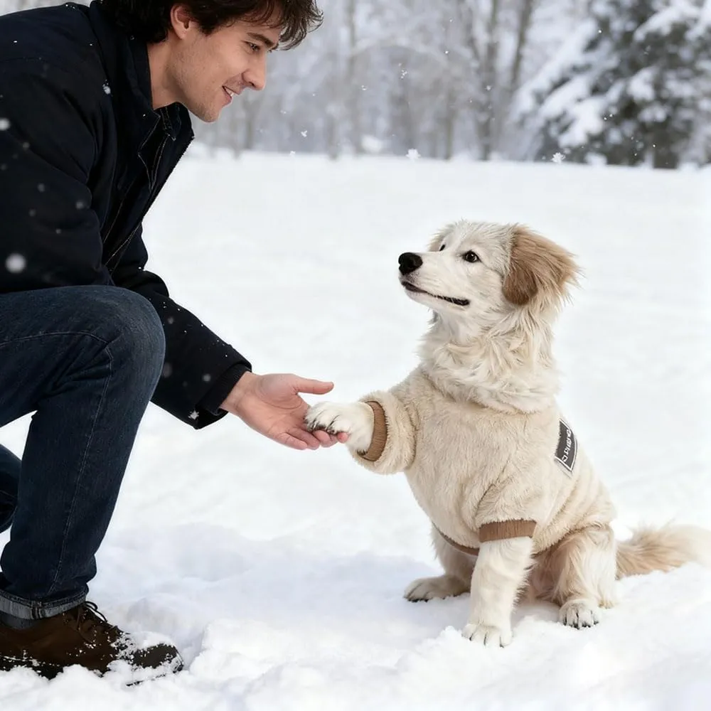 Maglione Cane Taglia Piccola, yisight Vestiti per Cani Piccoli con Anello a D, Vestiti in Pile Cane, Vestiti Caldi perr Animali Domestici, Antivento per Esterno, per Chihuahua Yorkie - immagine 6
