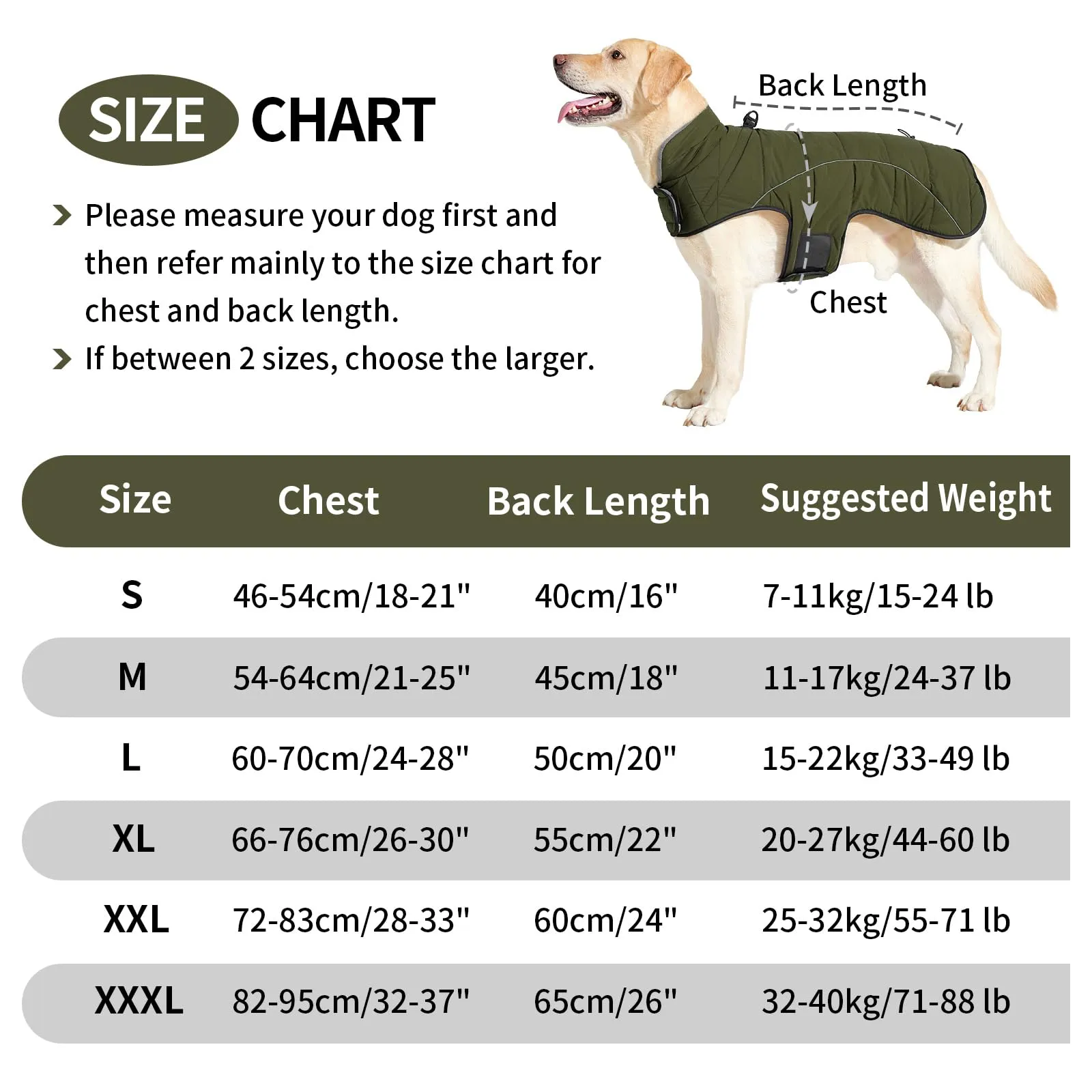 HEYWEAN Cappotto per cani Giacca impermeabile cane Cappotto invernale caldo con anello D Cappotti in pile cane Riflettente Impermeabile caldo Giacca invernale per cani di taglia piccola media e grande - immagine 3