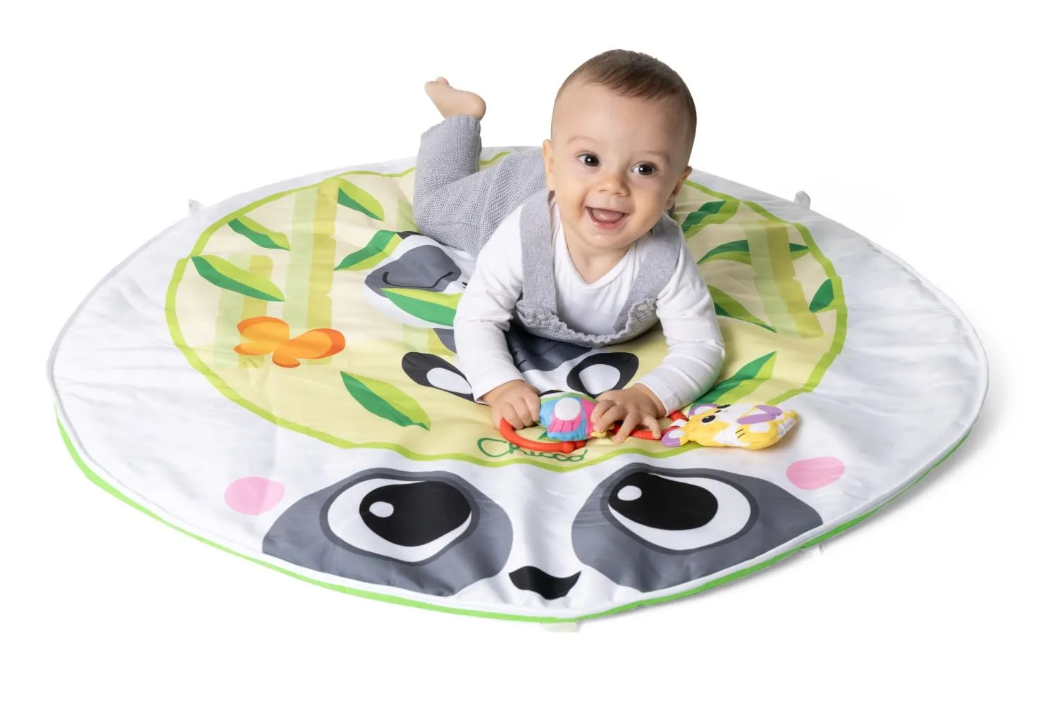 Chicco Palestrina Magic Forest, Palestrina Neonato con Morbido Tappeto a Tema Panda, Tettuccio Pieghevole e Rimovibile, con Rete Traspirante, per Uso Interno ed Esterno, Giochi Neonato 0+ Mesi - immagine 3