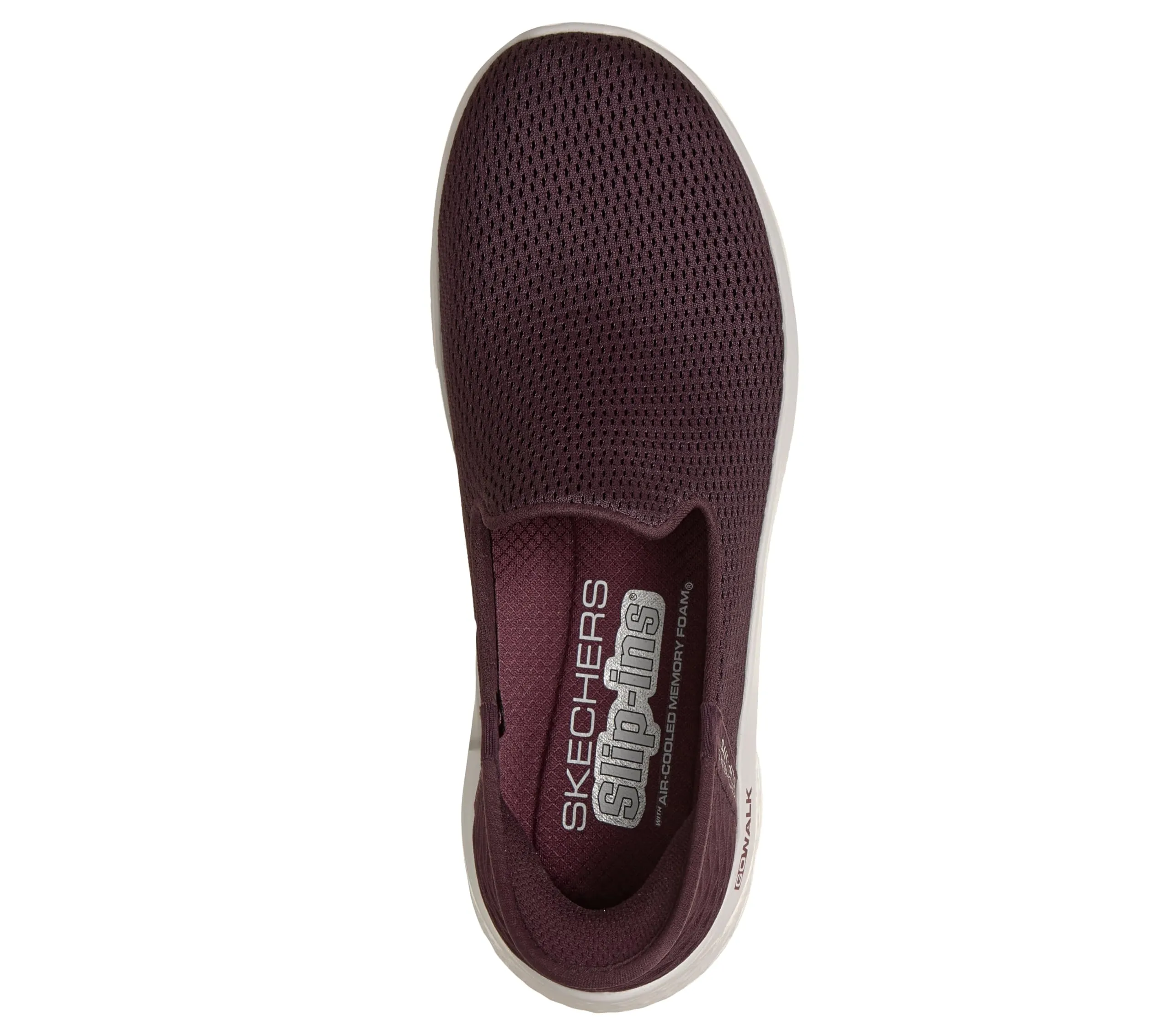 Skechers Scarpe da Ginnastica da Donna Senza Mani-Fi Go Walk Flex-Relish, Borgogna, 37 EU - immagine 3