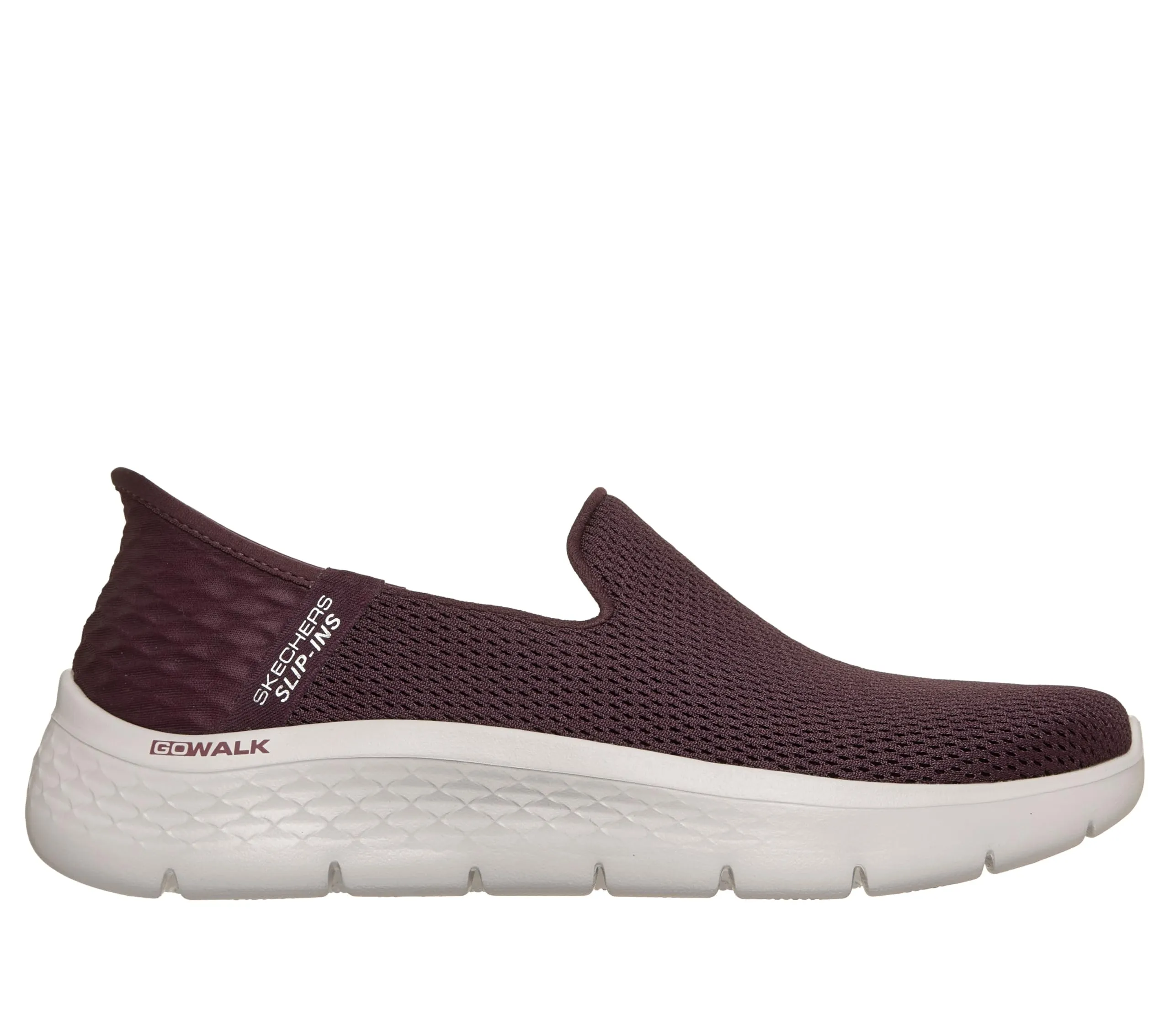 Skechers Scarpe da Ginnastica da Donna Senza Mani-Fi Go Walk Flex-Relish, Borgogna, 37 EU - immagine 4