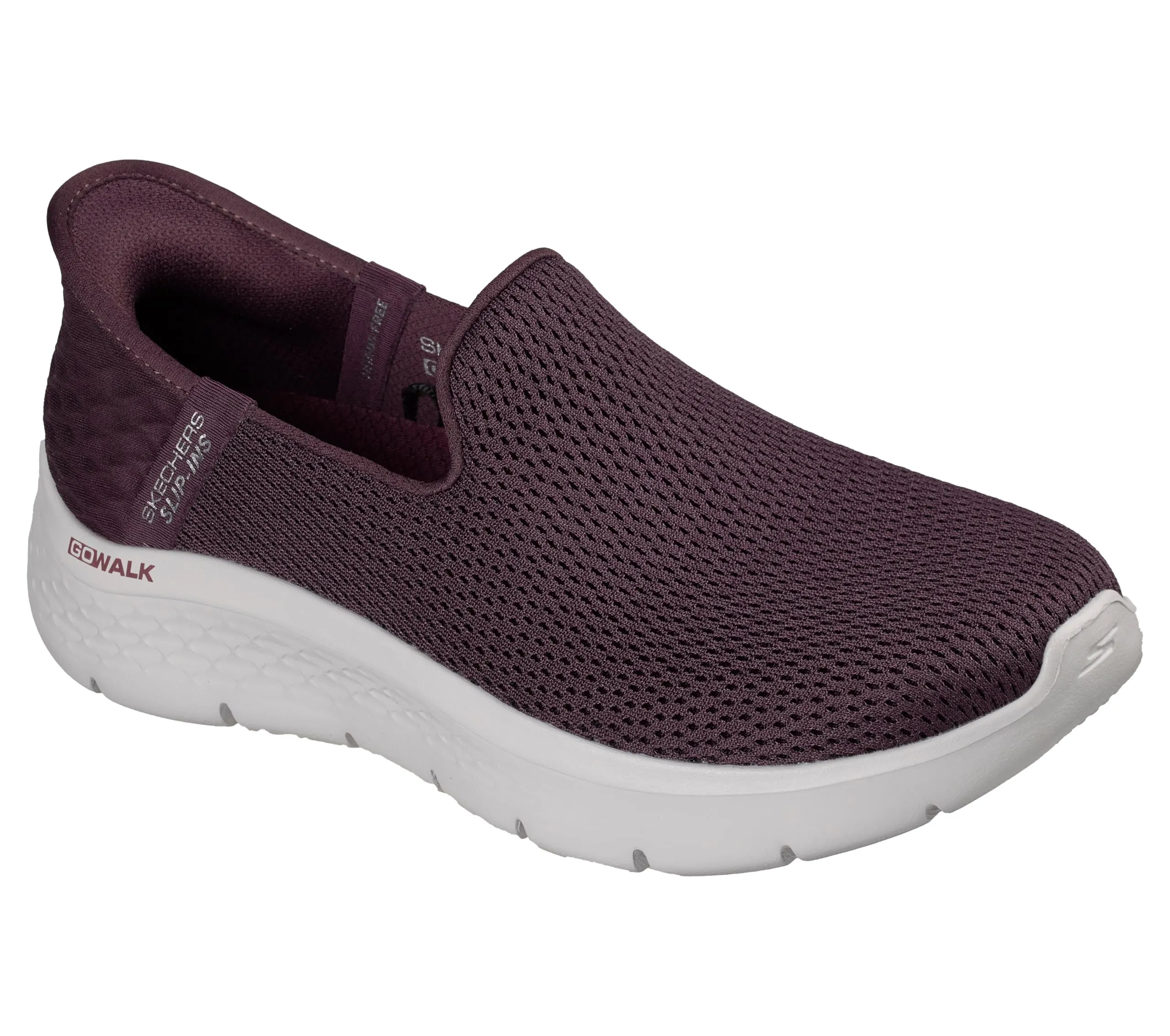 Skechers Scarpe da Ginnastica da Donna Senza Mani-Fi Go Walk Flex-Relish, Borgogna, 37 EU - immagine 6
