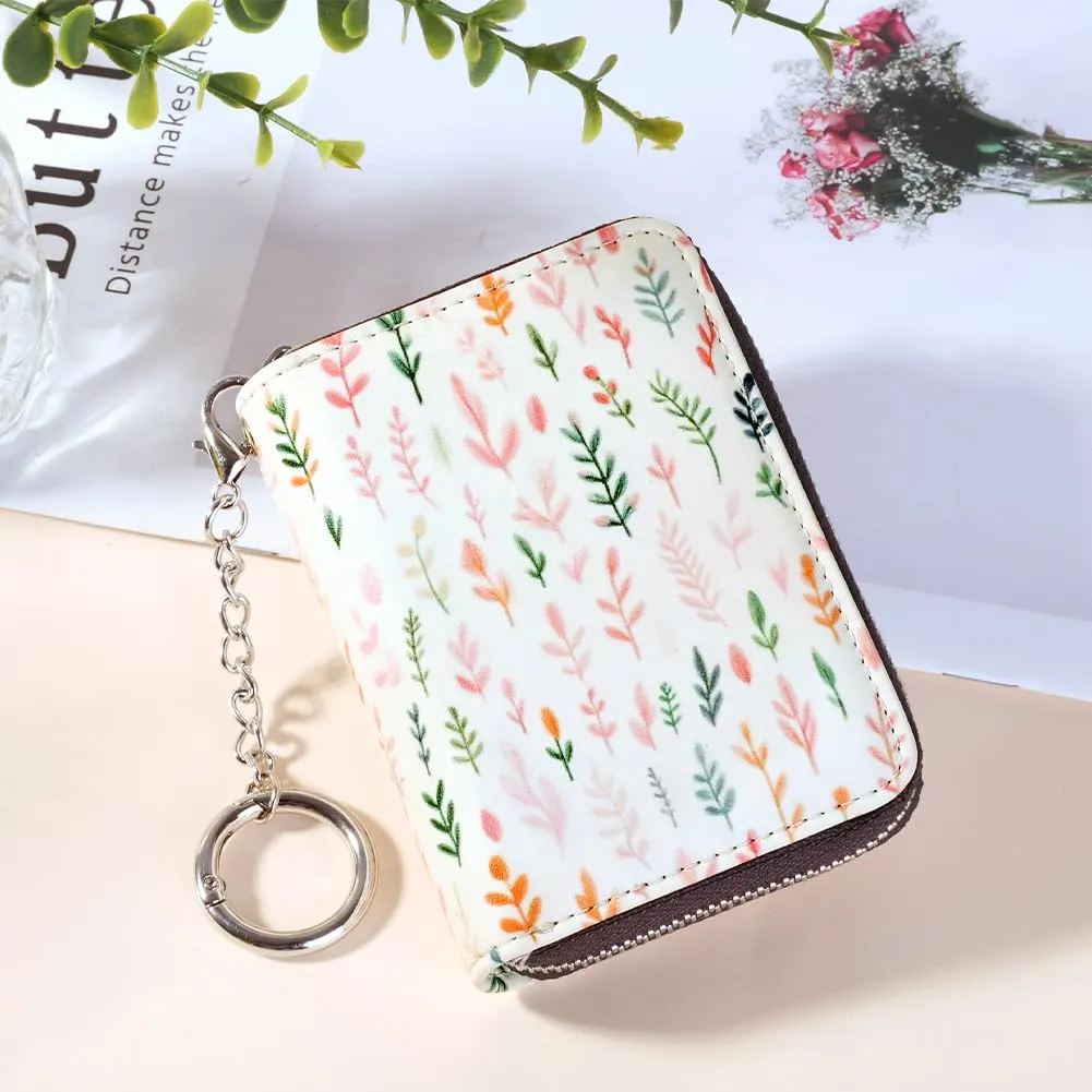 FurArt Portafoglio con Cerniera da Donna, Portafoglio Porta Carte di Credito con Blocco RFID, Porta Biglietti da Visita, Portafoglio Portachiavi di Dimensioni Compatte, small - immagine 4
