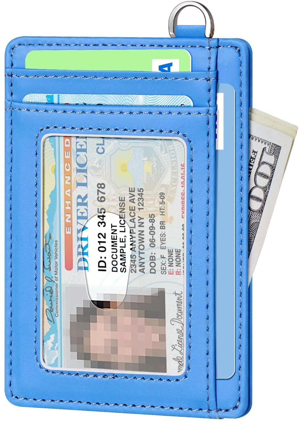 FurArt Portafoglio per carte di credito, portafoglio sottile e minimalista con blocco RFID per donna, Small, Classico - immagine 2