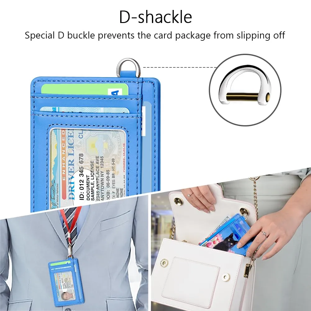 FurArt Portafoglio per carte di credito, portafoglio sottile e minimalista con blocco RFID per donna, Small, Classico - immagine 4