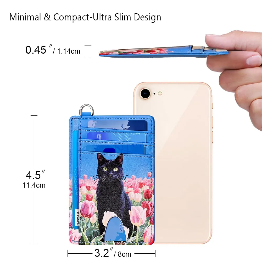 FurArt Portafoglio per carte di credito, portafoglio sottile e minimalista con blocco RFID per donna, Small, Classico - immagine 7
