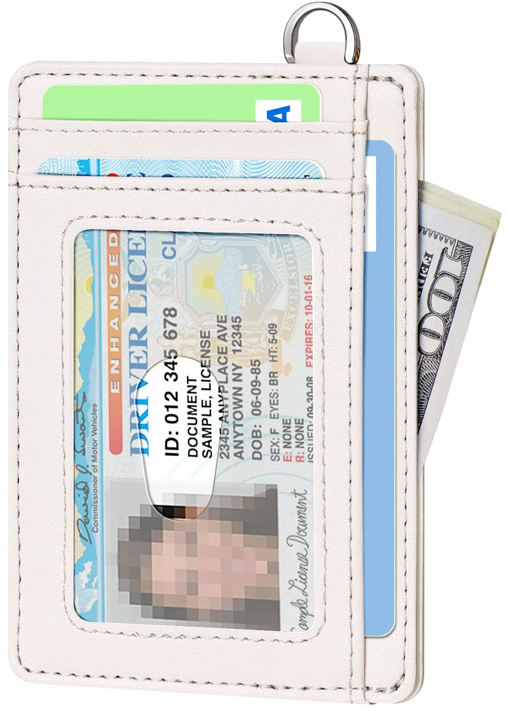 FurArt Portafoglio per carte di credito, portafoglio sottile e minimalista con blocco RFID per donna, Small, Classico - immagine 2