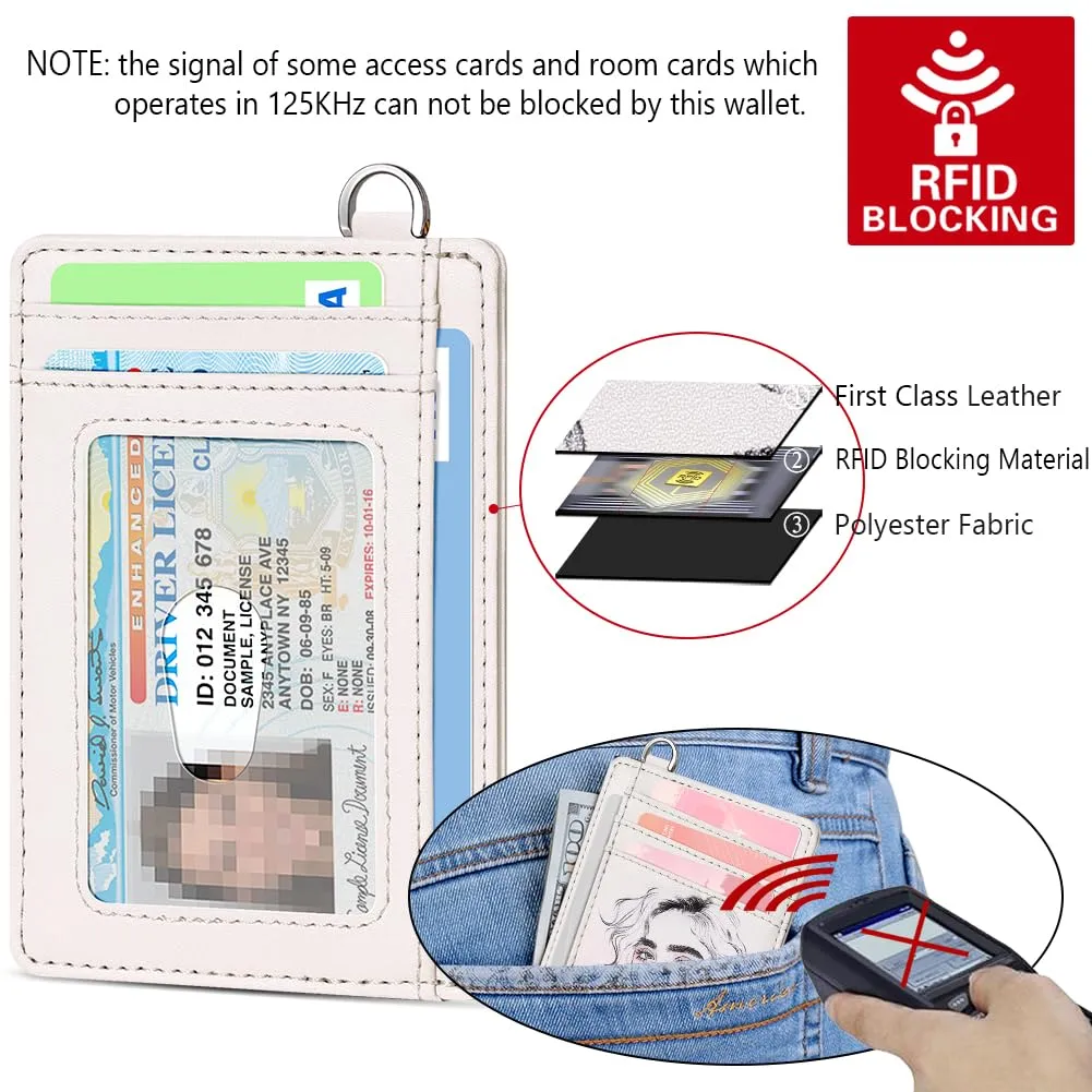 FurArt Portafoglio per carte di credito, portafoglio sottile e minimalista con blocco RFID per donna, Small, Classico - immagine 5