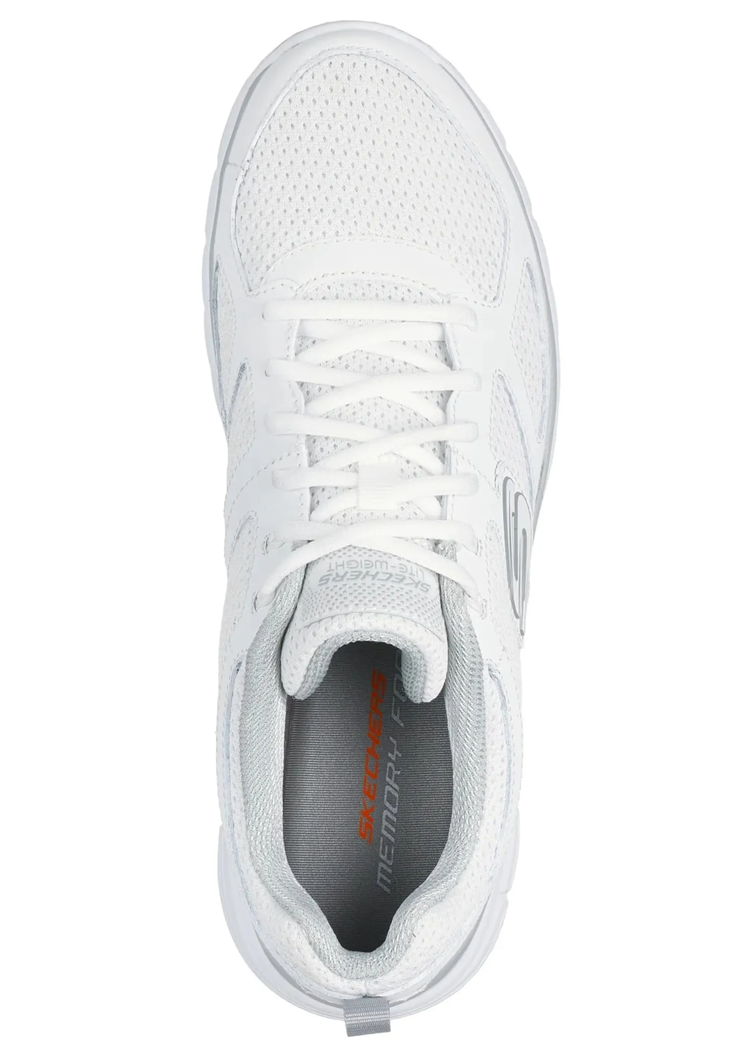 Skechers Burns - Scarpe da ginnastica da uomo Agoura, Bianco grigio., 44 EU - immagine 4
