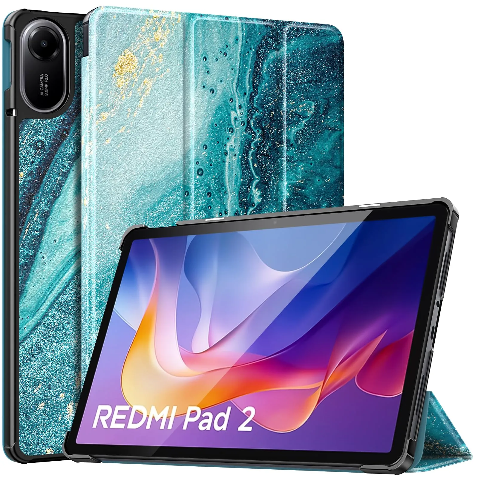 TiMOVO Cover per Xiaomi Redmi Pad 2 11 Pollici 2025, Doratura - immagine 1
