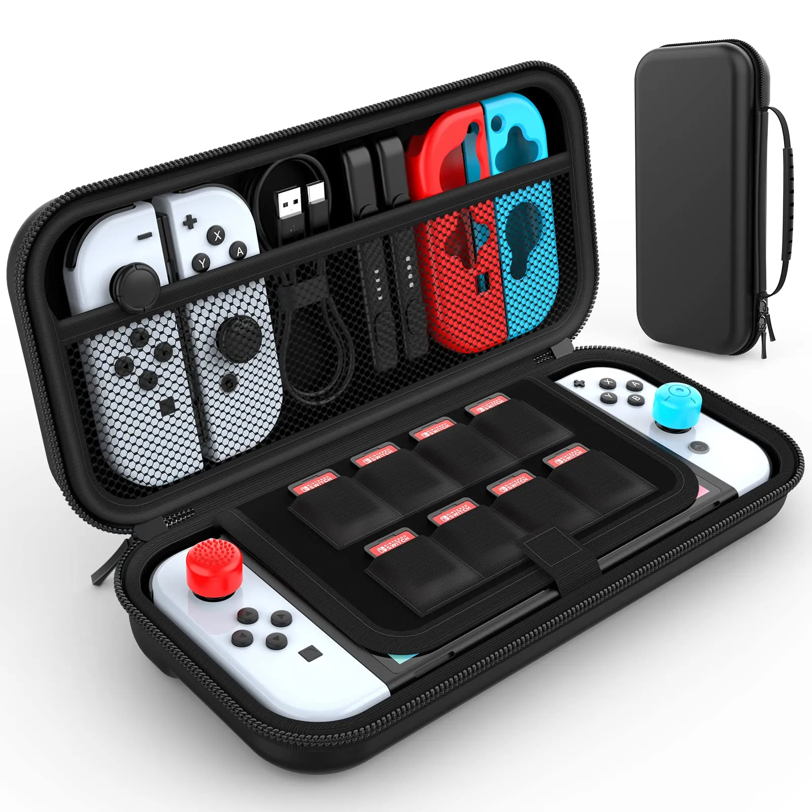 Custodia Portatile Compatibile con Nintendo Switch/Switch OLED Console - immagine 1