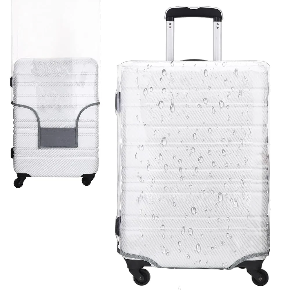 JIZZU Coperture Grande Per Valigie, Coprivaligia In Pvc Trasparente - immagine 1