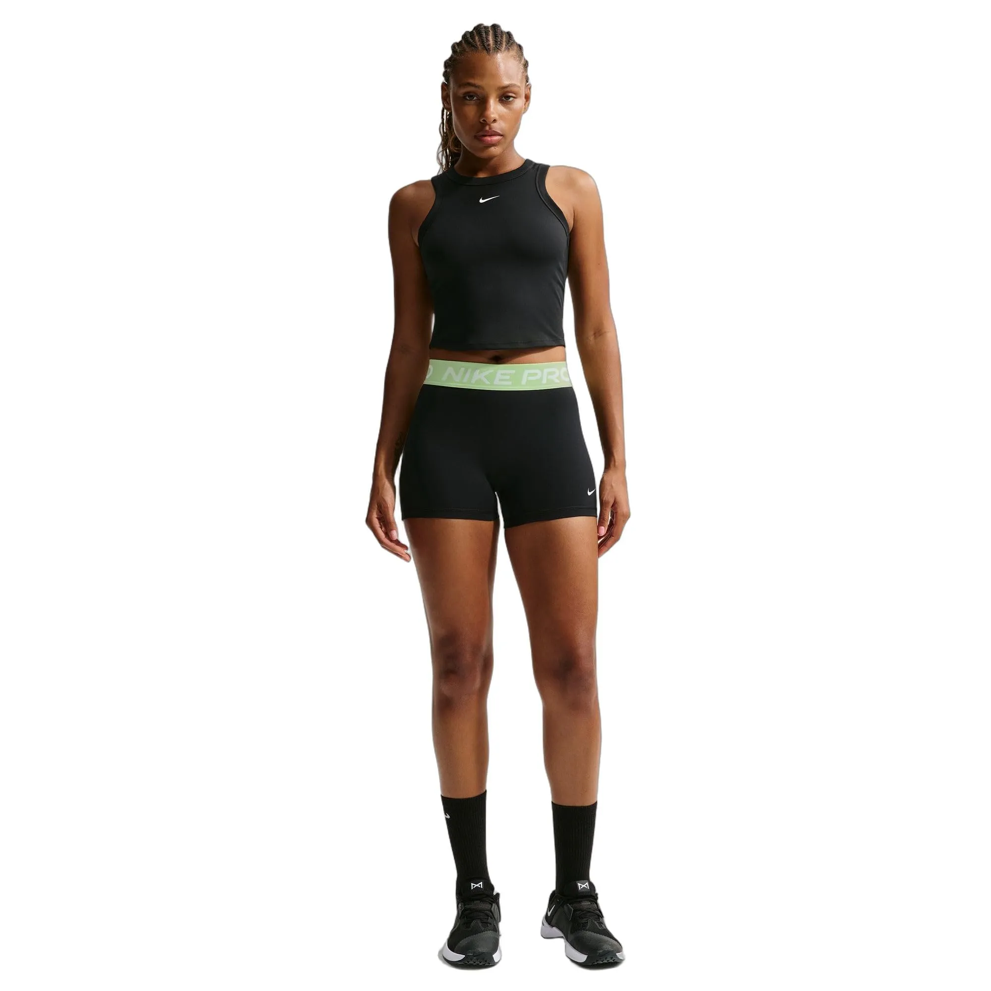 Nike Pantaloncini PRO Bike da Donna a Vita Media 7,5 cm, IQ1037 - immagine 1