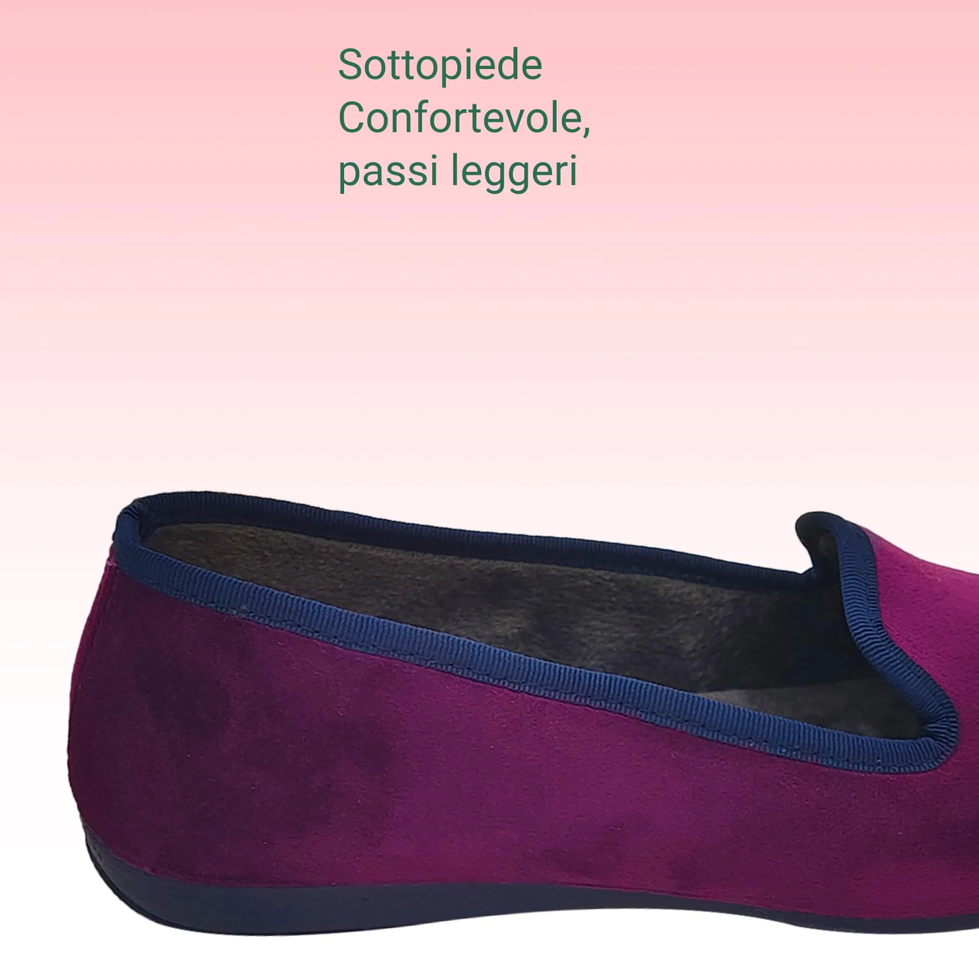 Meravigliose Pantofole Invernali Donna, Ballerine Chiuse da Casa Invernali in Velluto Rasato, Ciabatte Eleganti e Super Comode (Viola, Sistema Taglie Calzature EU, Adulto, Donna, Numero, Media, 40) - immagine 6