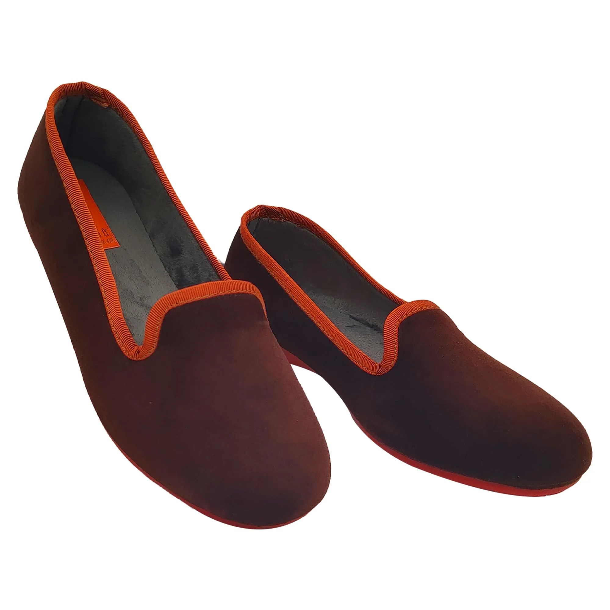 Meravigliose Pantofole Invernali Donna, Ballerine Chiuse da Casa Invernali in Velluto Rasato, Ciabatte Eleganti e Super Comode (Castano, Sistema Taglie Calzature EU, Adulto, Donna, Numero, Media, 37) - immagine 1